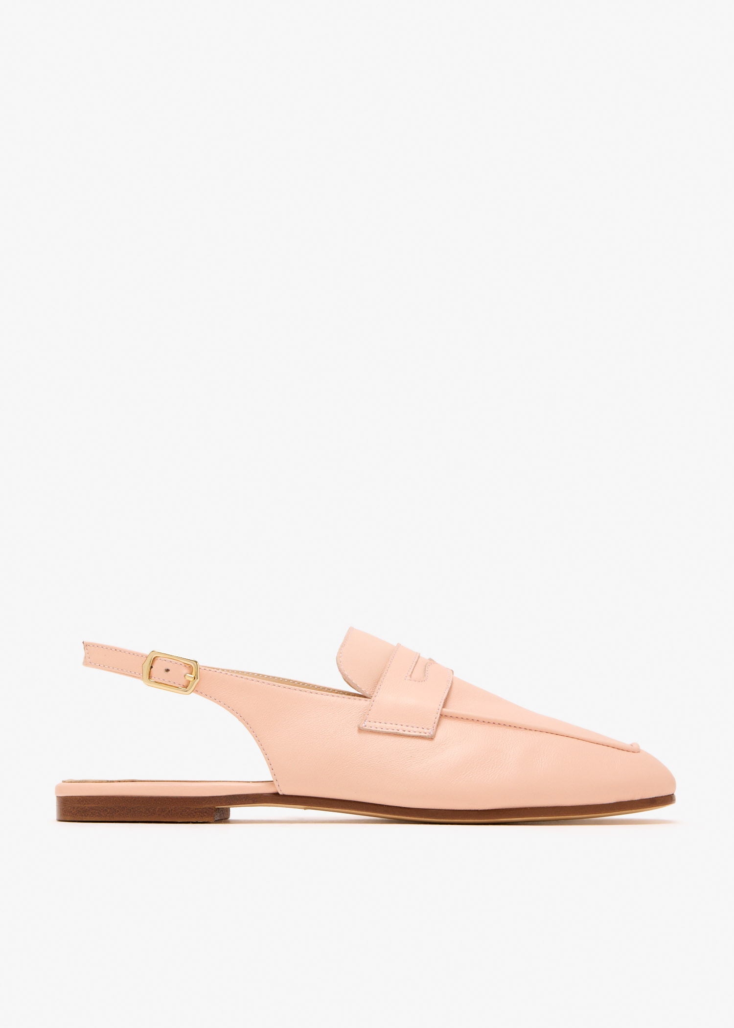 

Essenziale slingback loafers, Pink