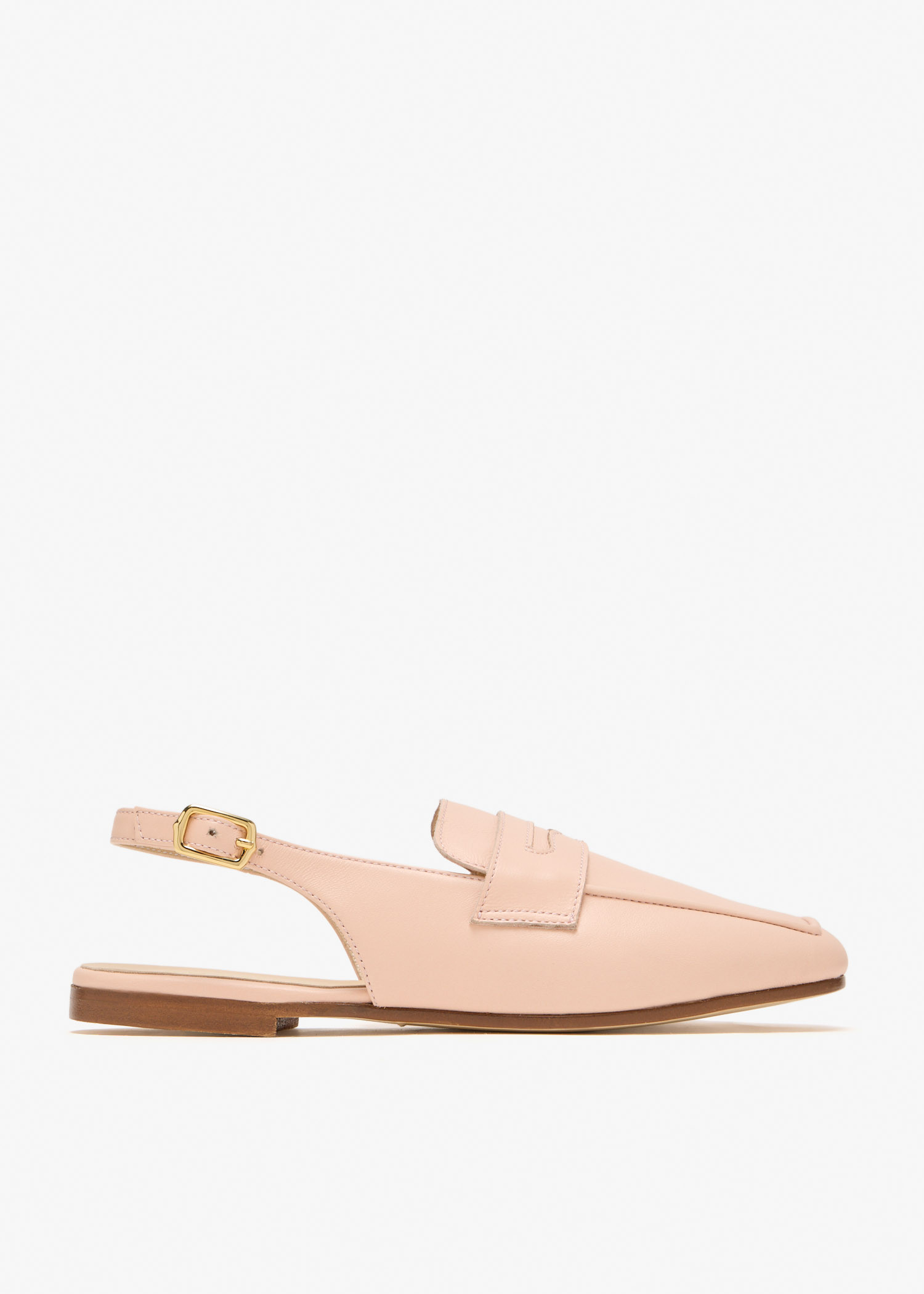 

Essenziale slingback loafers, Pink