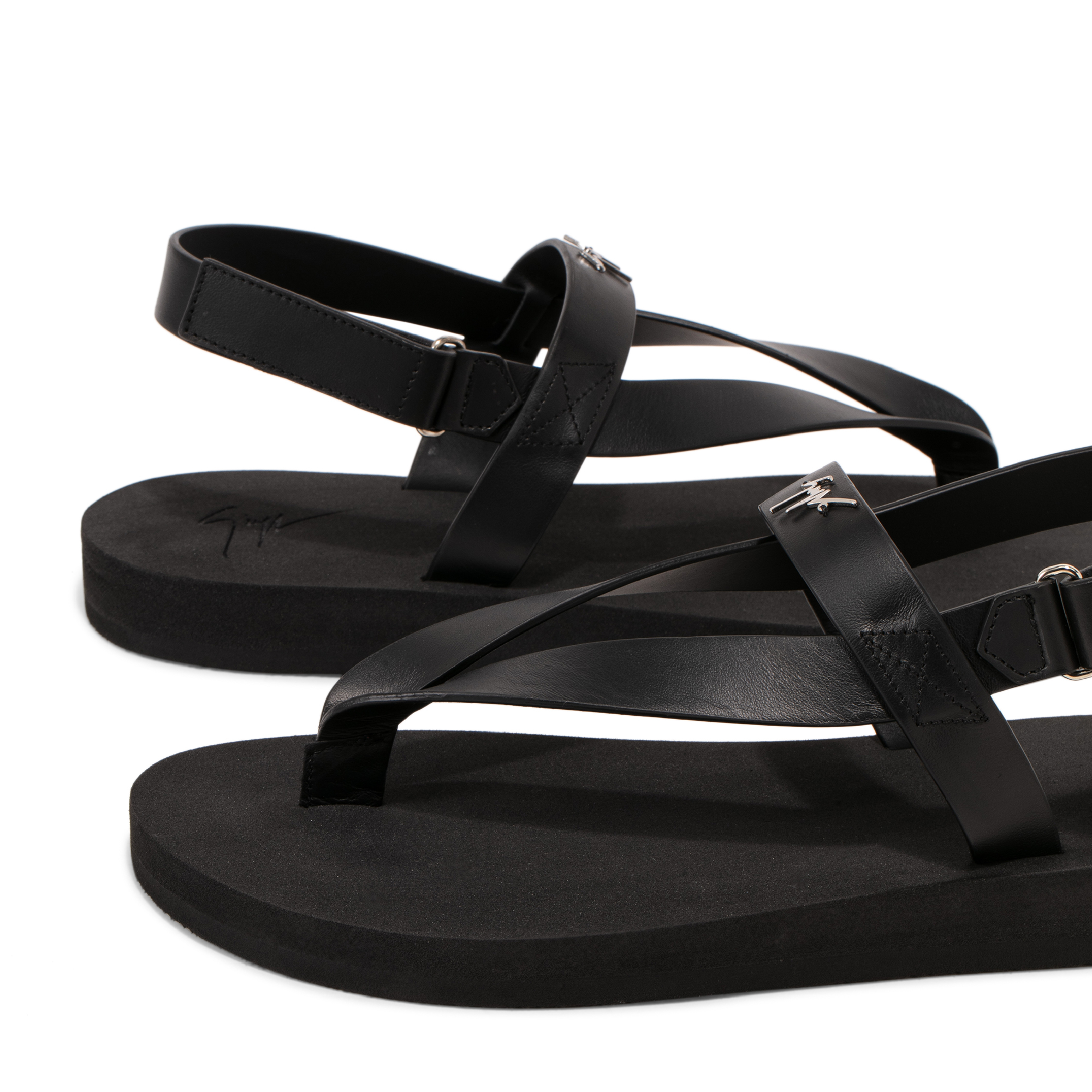 

Hydra sandals, Black