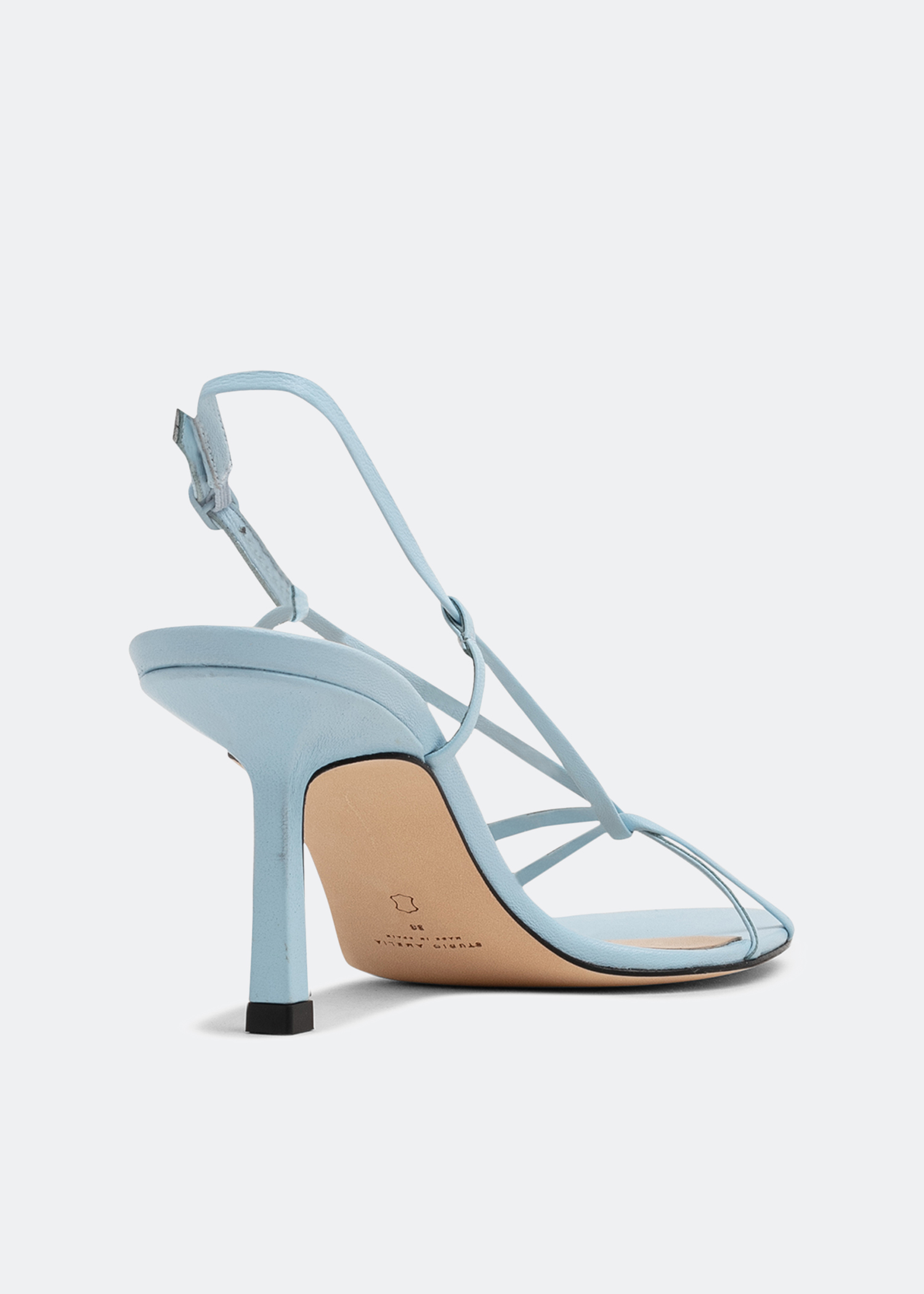 

Entwined 70 heel sandals, Blue