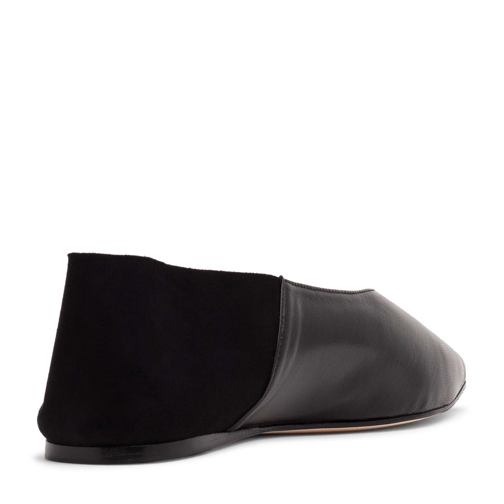 

Pointed Babouche ballet flats, Black