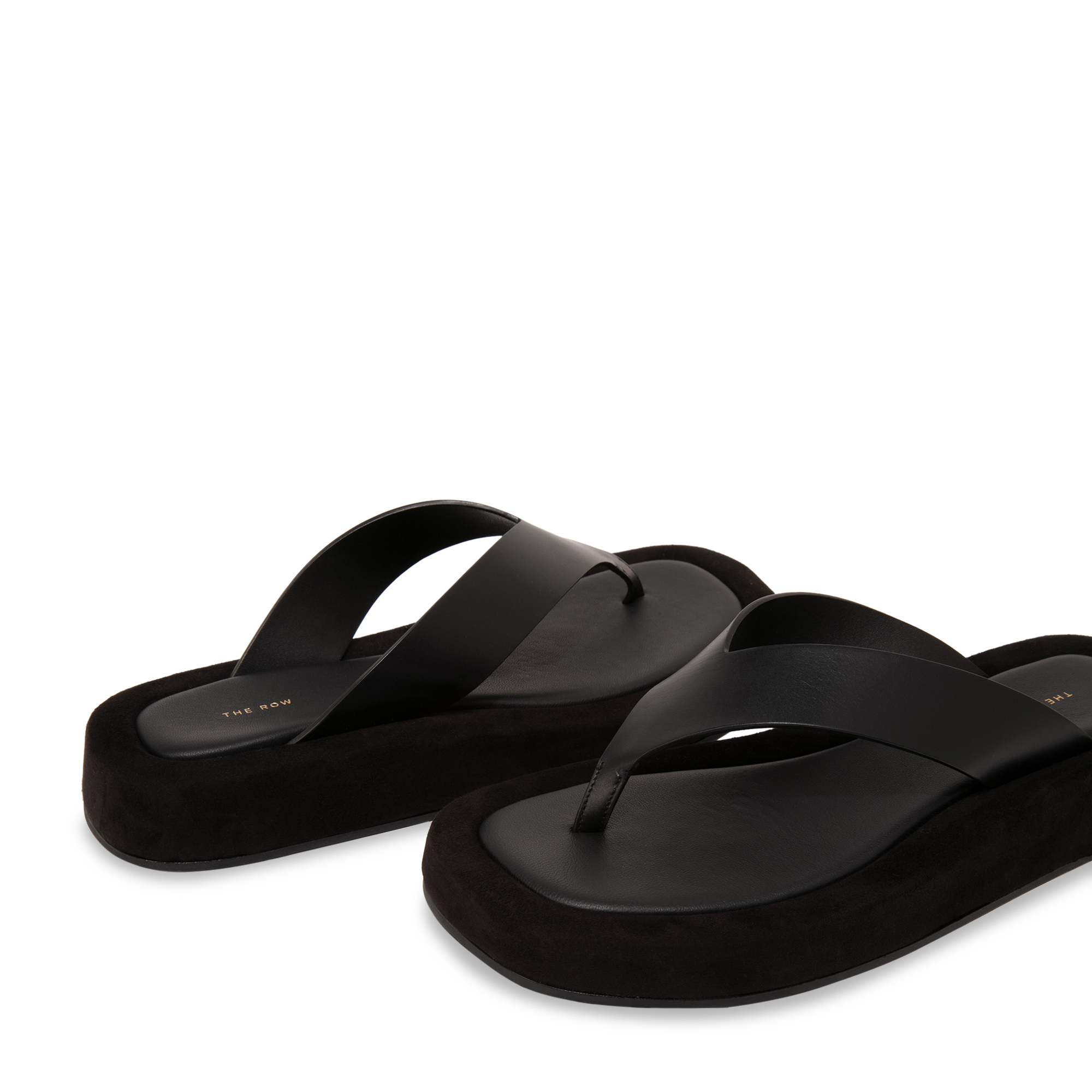 

Ginza thong sandals, Black