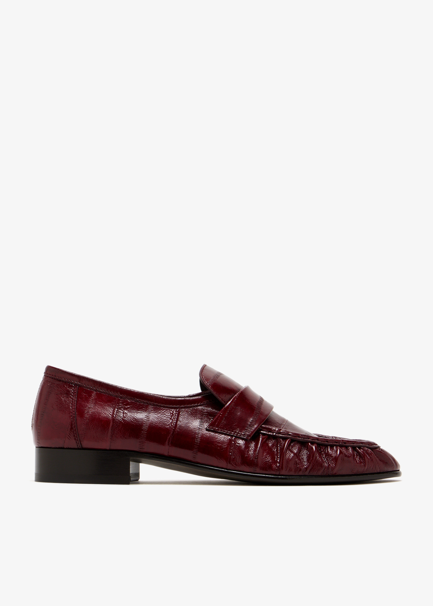 

Leather loafers, Burgundy