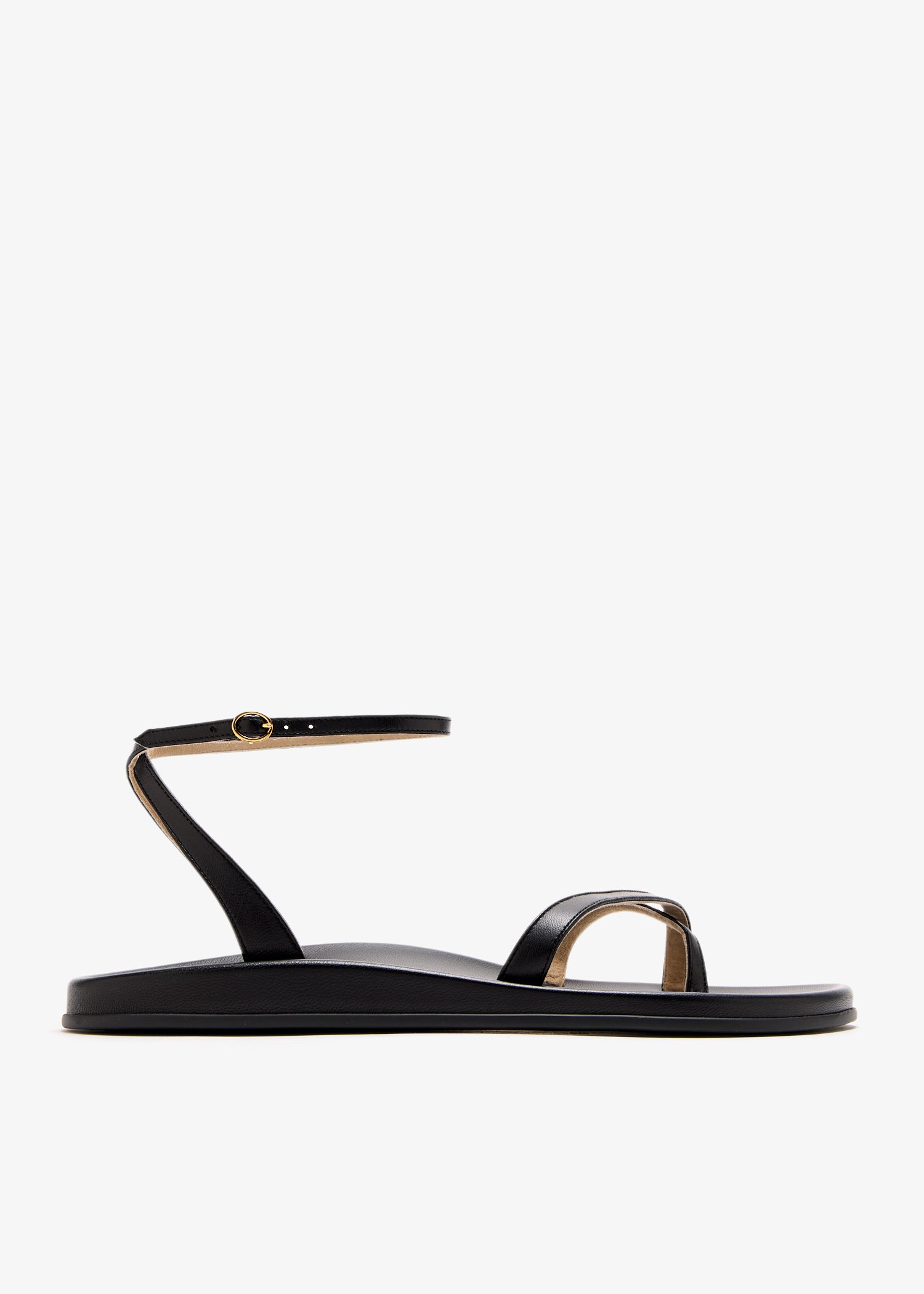 

Hugh ankle-strap sandals, Black