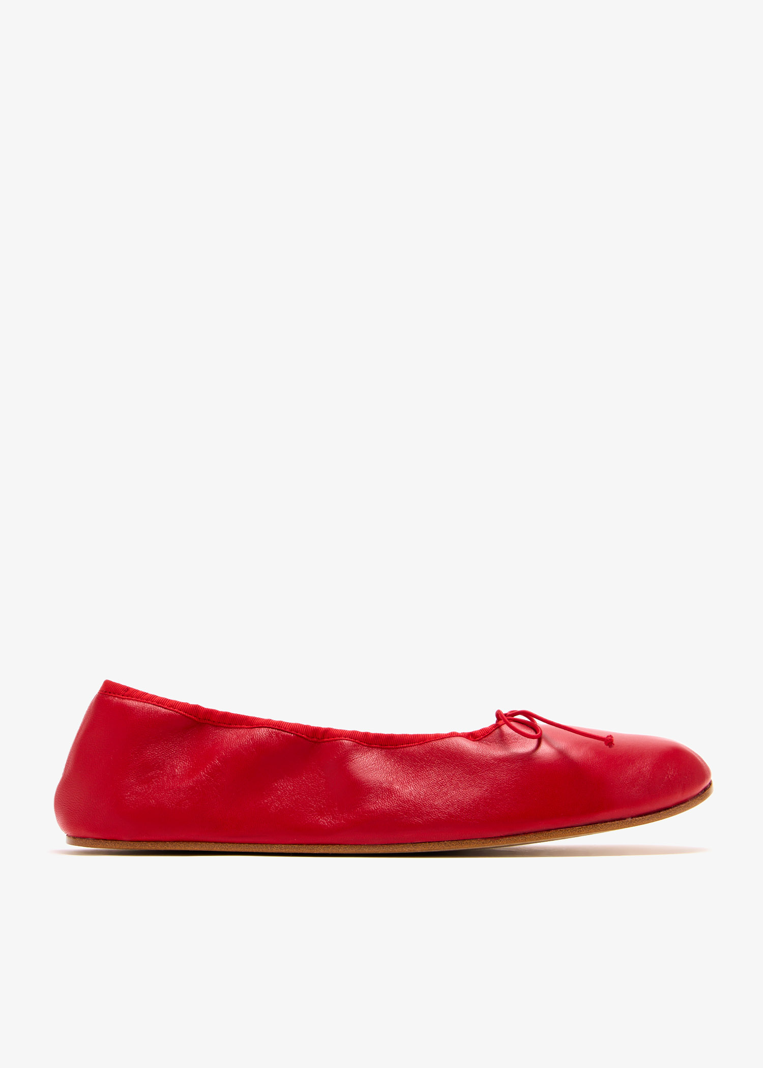 

Round ballet flats, Red