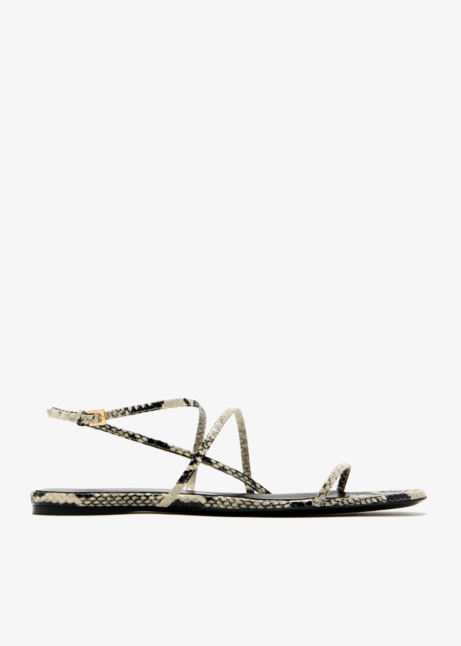 

Loop flat sandals, Animal printed