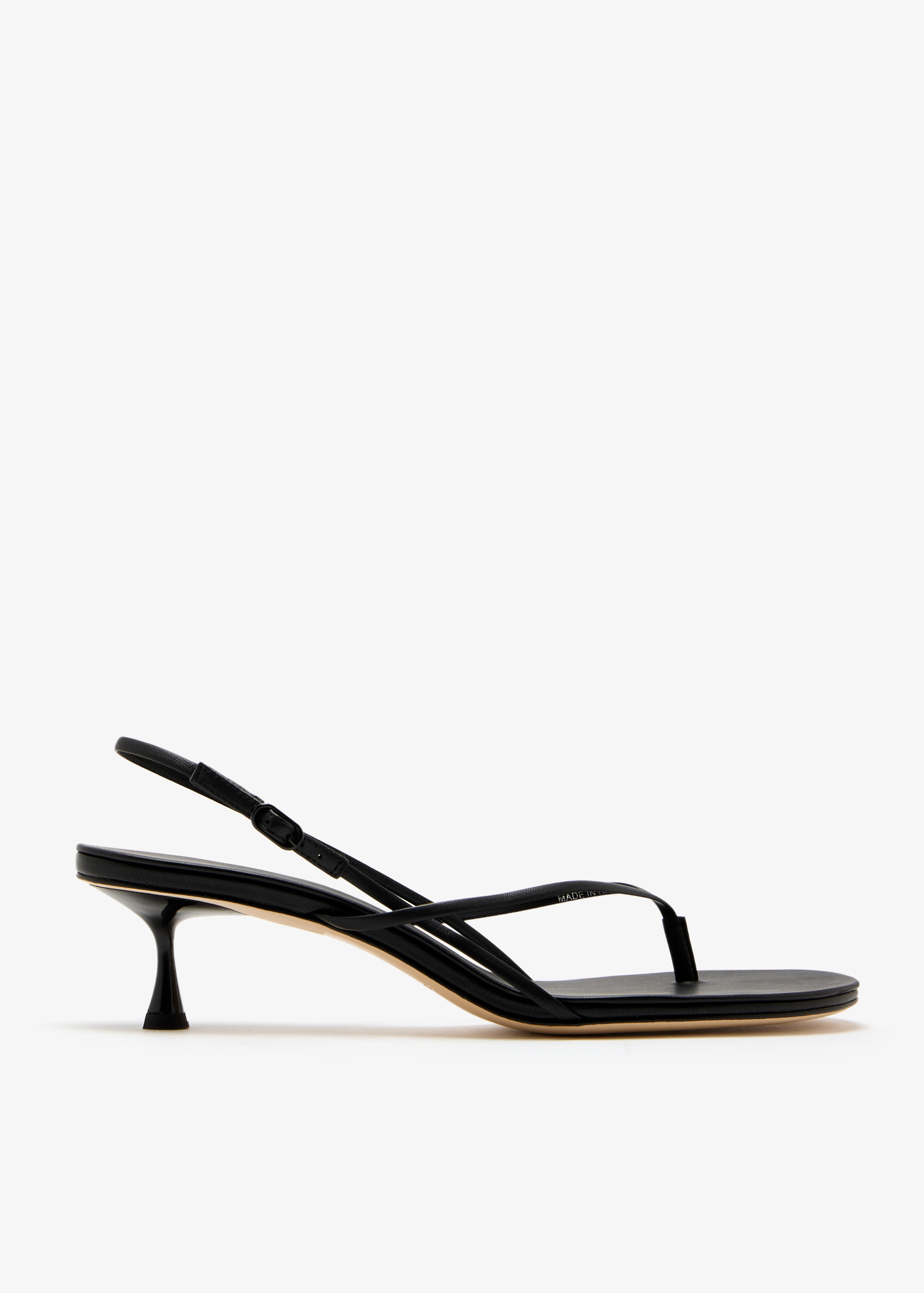 

Wishbone 50 heel sandals, Black