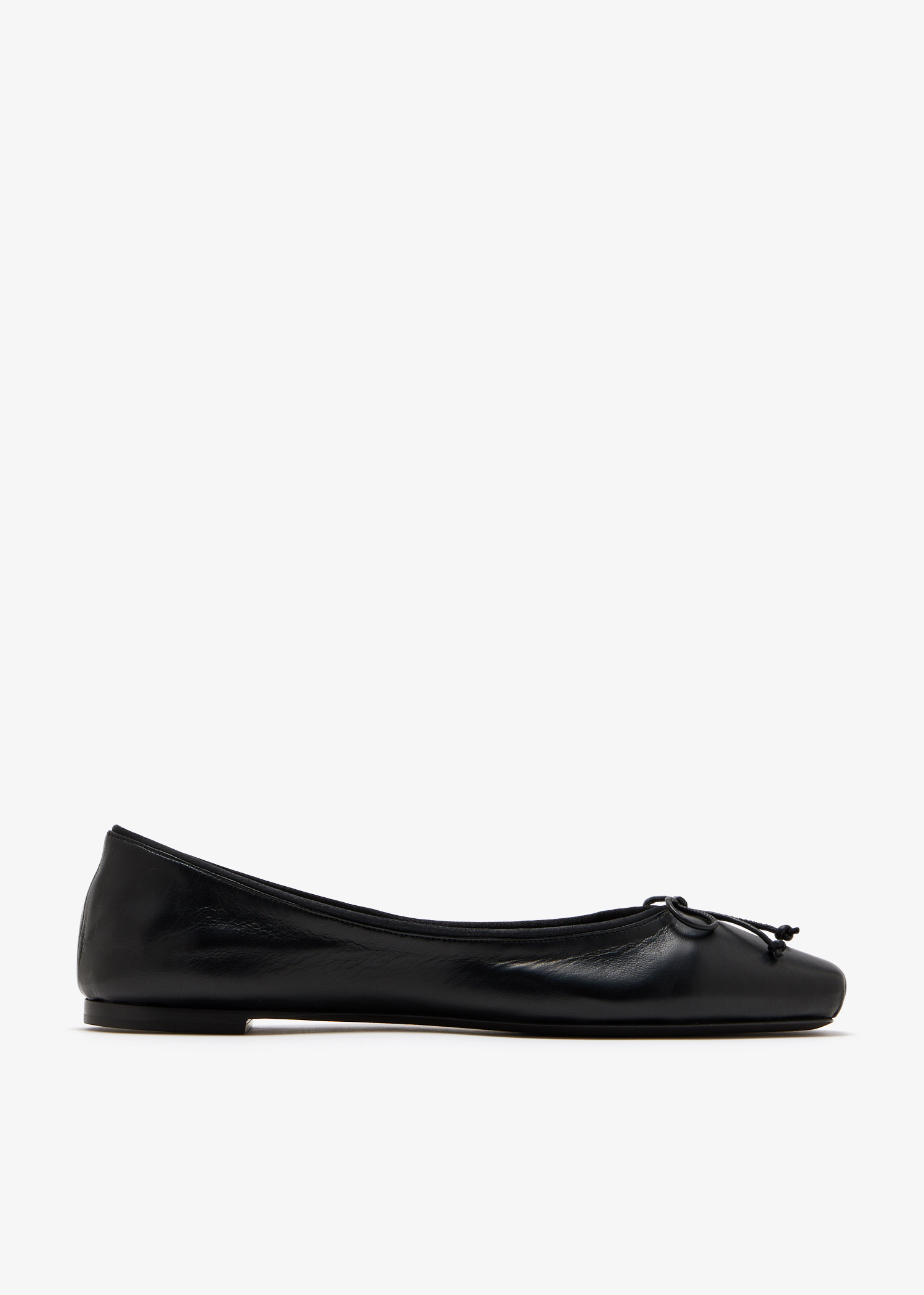 

Charlotte ballerina flats, Black