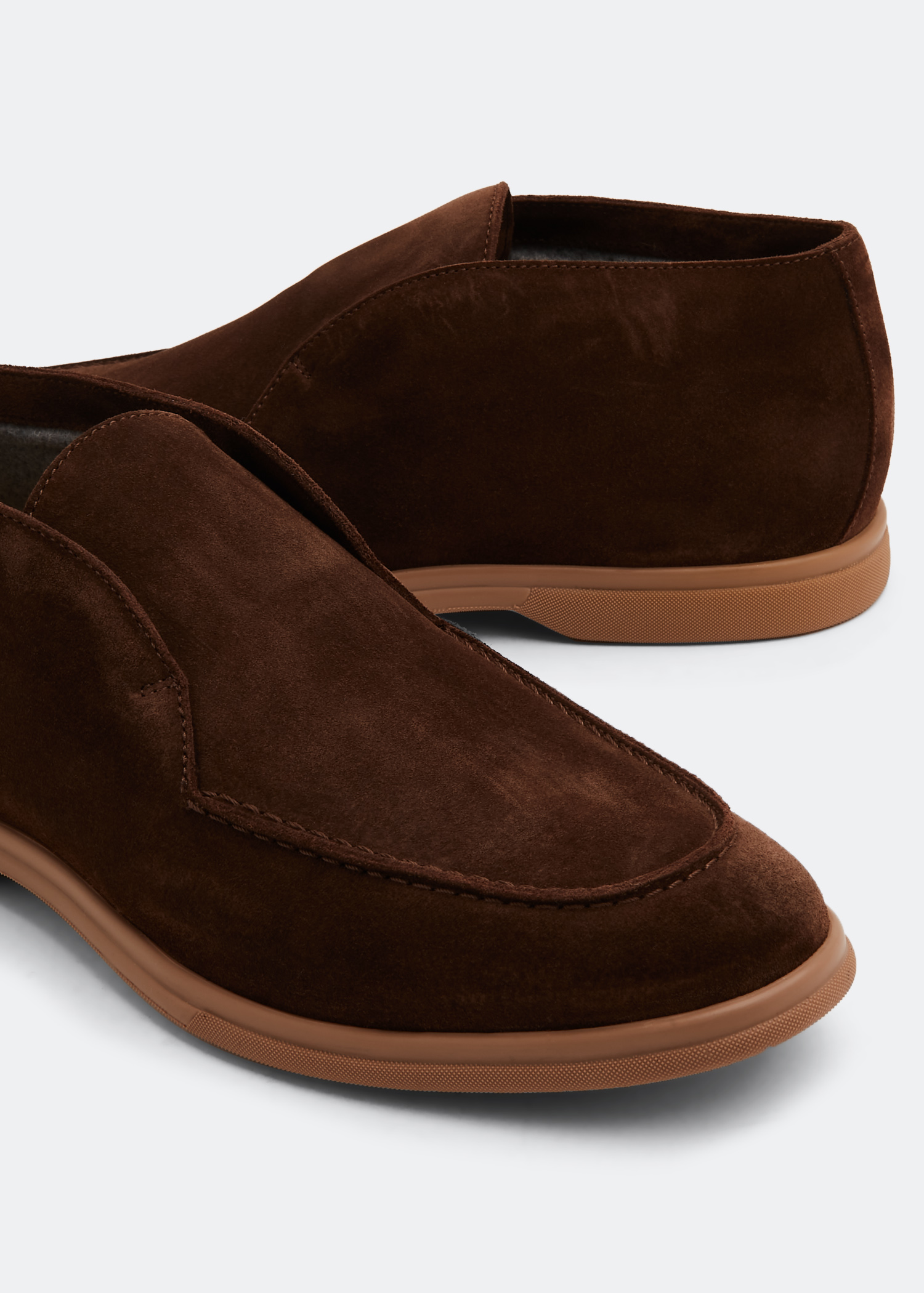 

Suede loafers, Brown