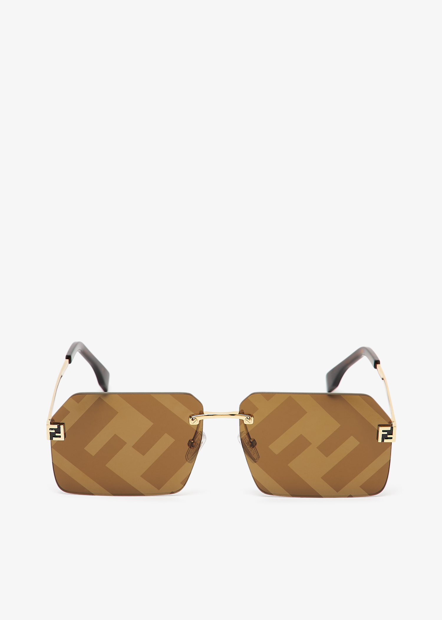 

Fendi Sky rectangular sunglasses, Brown
