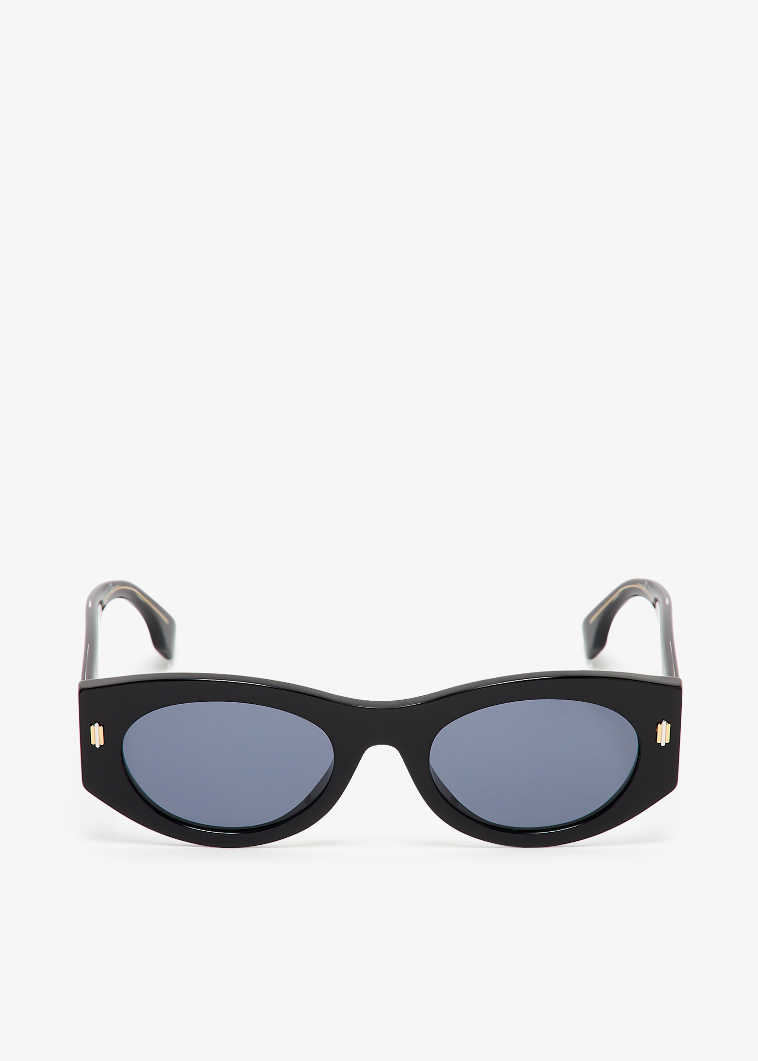

Fendi Roma oval sunglasses, Black