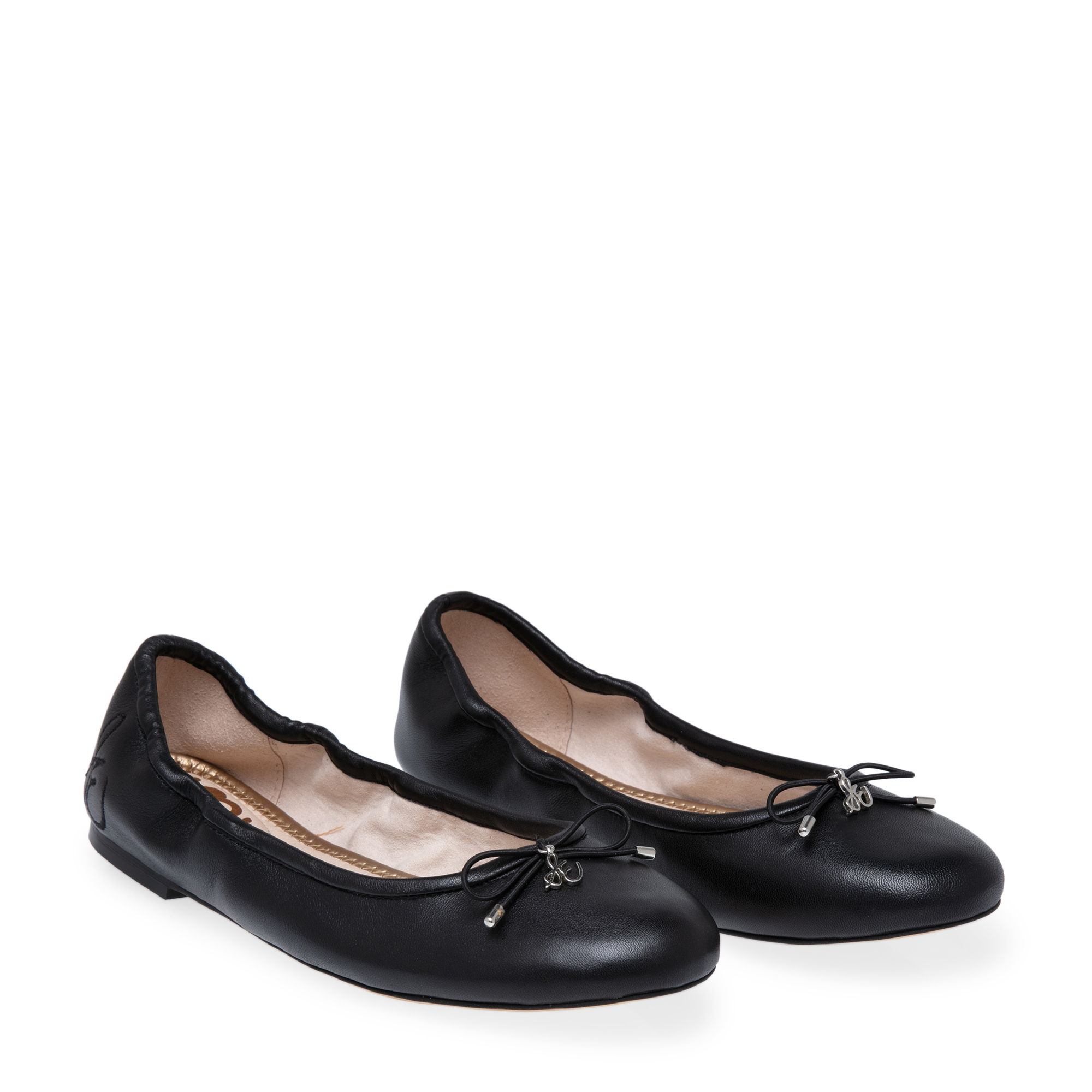 

Felicia leather ballerinas, Black