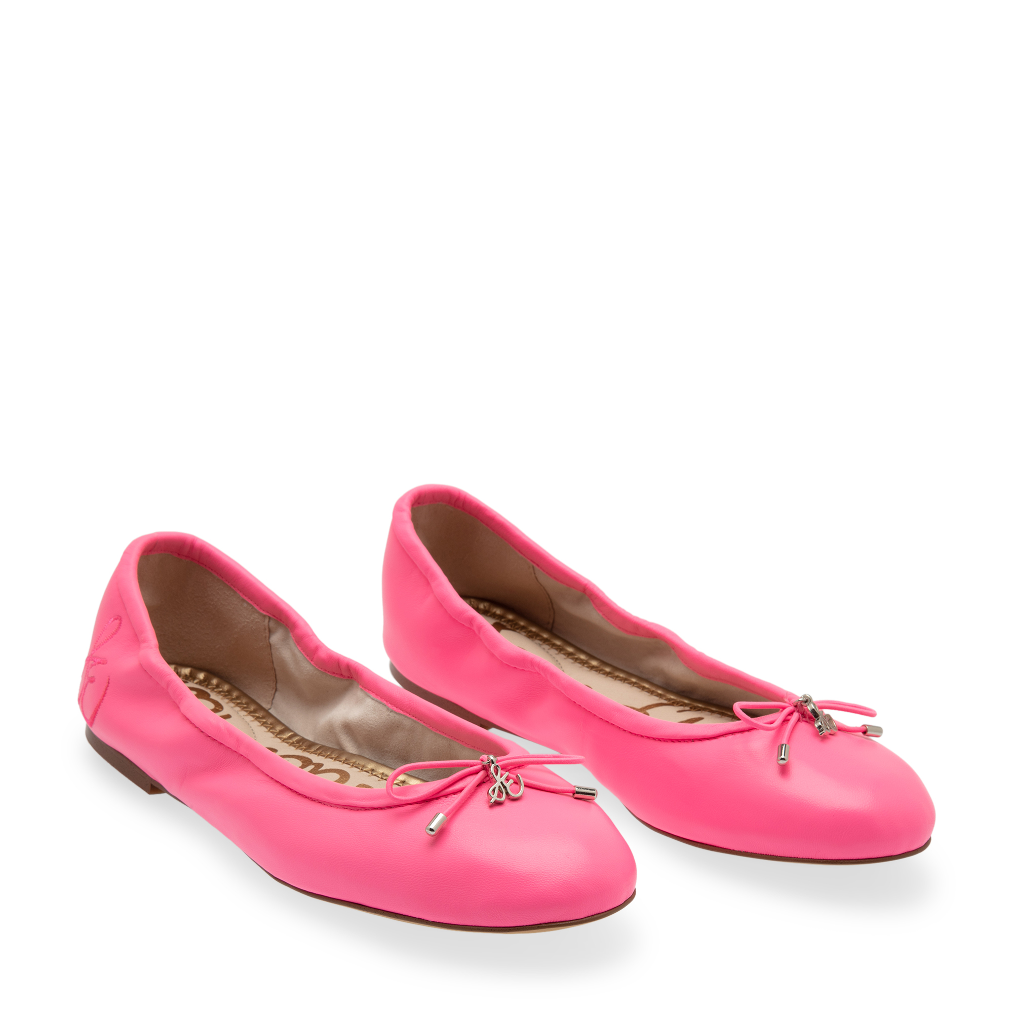 

Felicia leather ballerinas, Pink