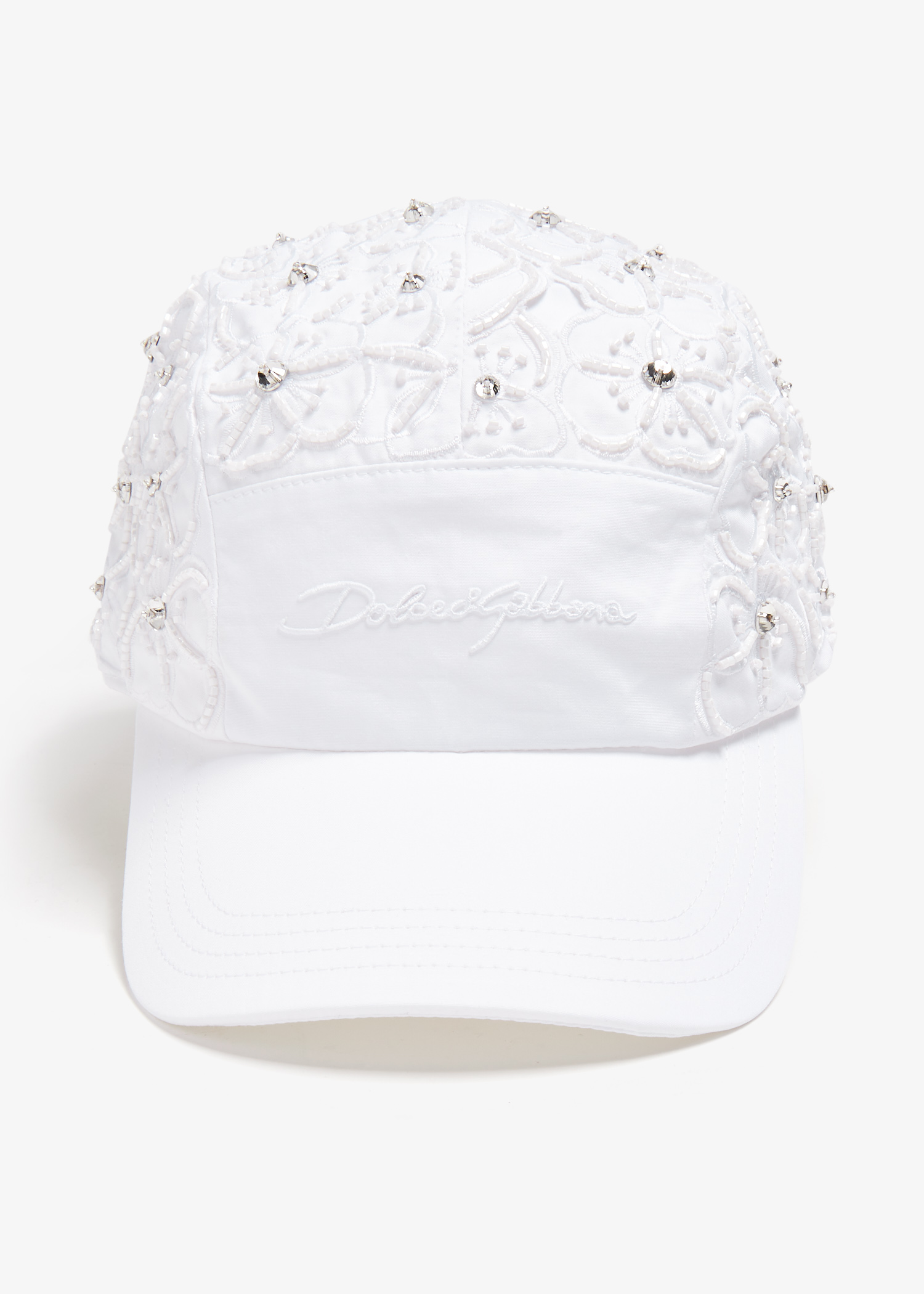 

Drill baseball cap, White
