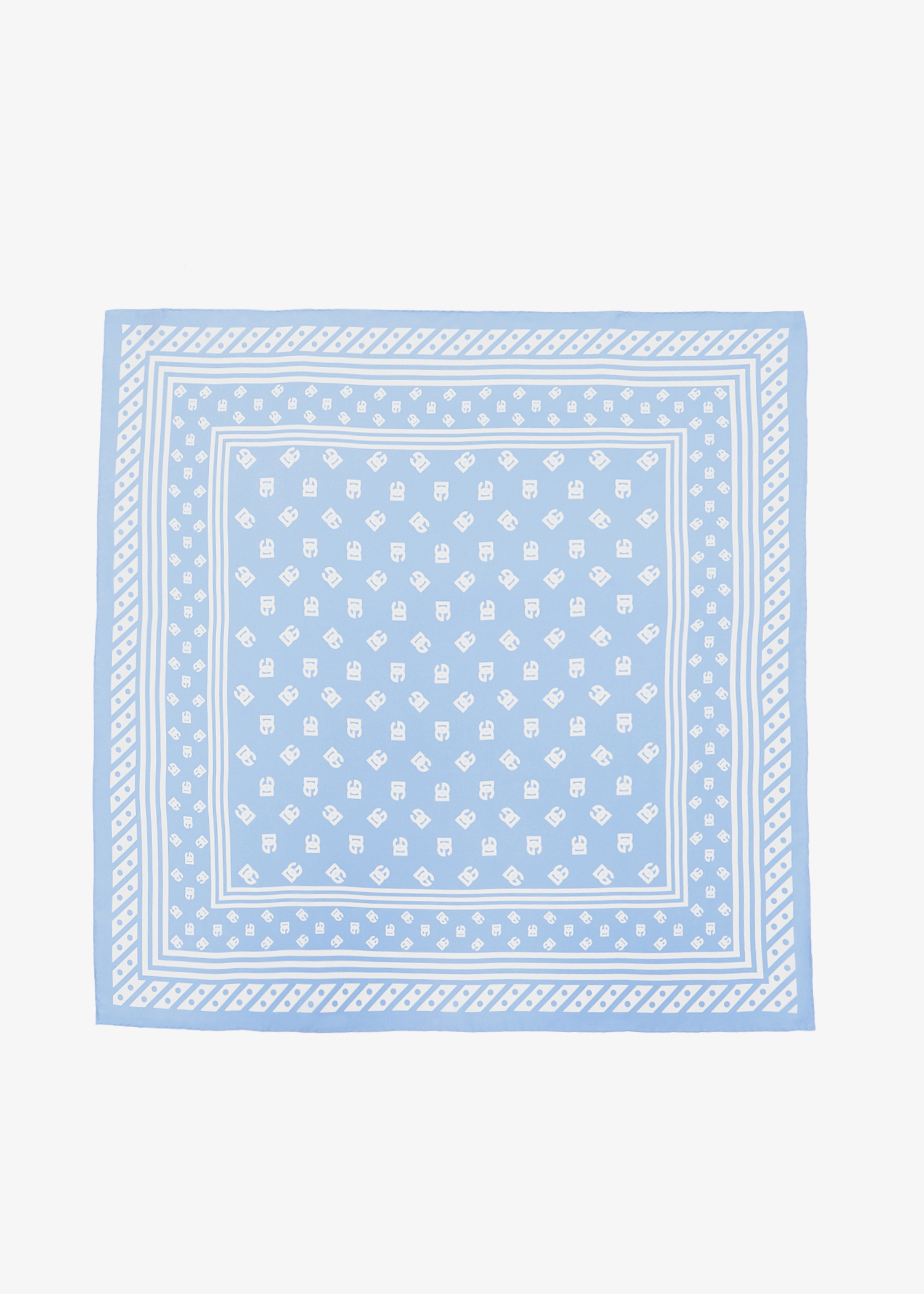 

All-over DG logo scarf, Blue