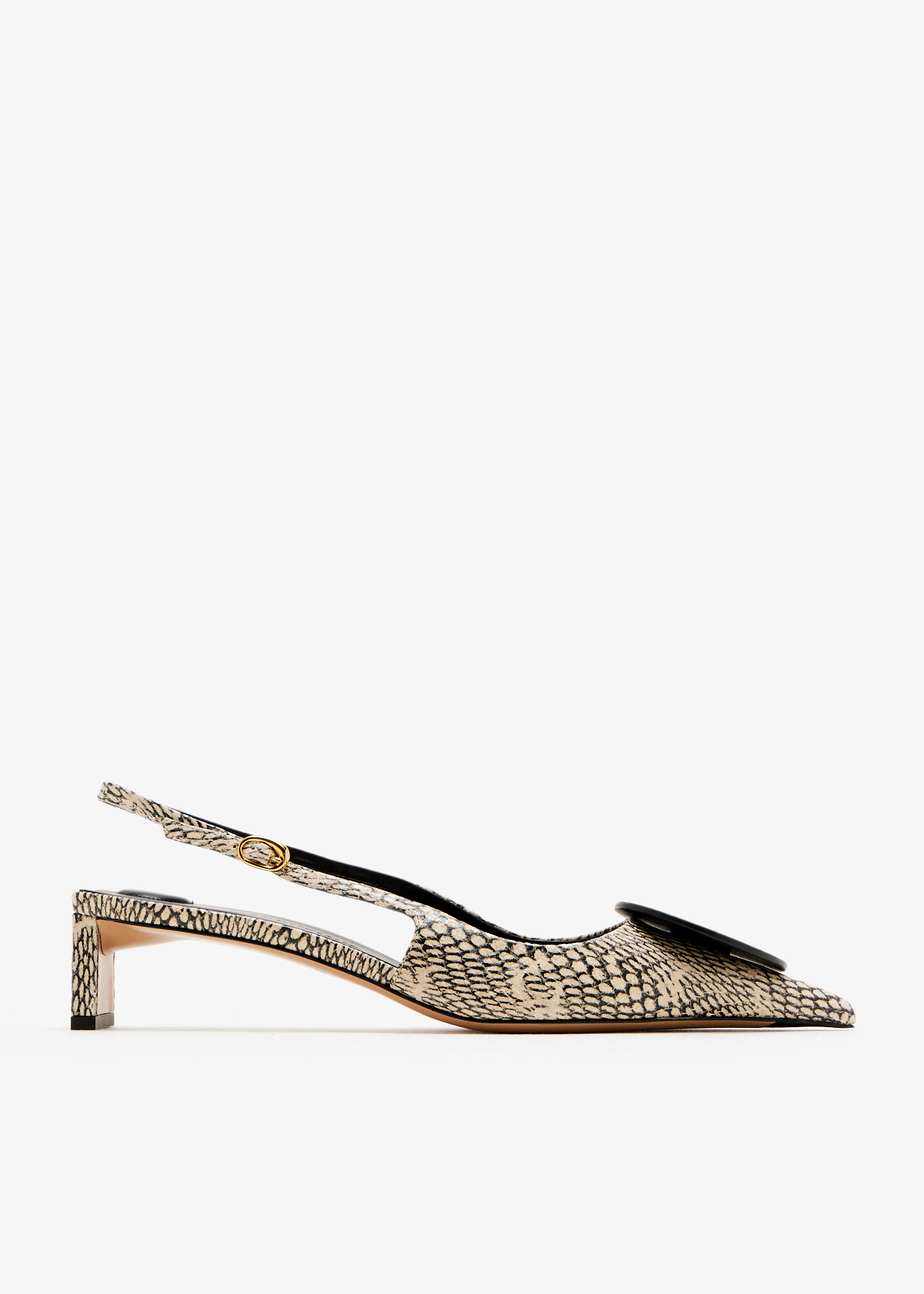 

Les Duelo slingback pumps, Animal printed