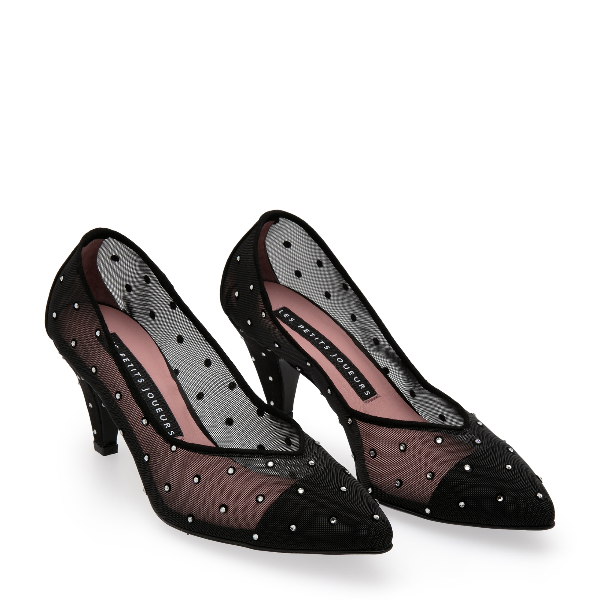 

Fresia crystal pumps, Black