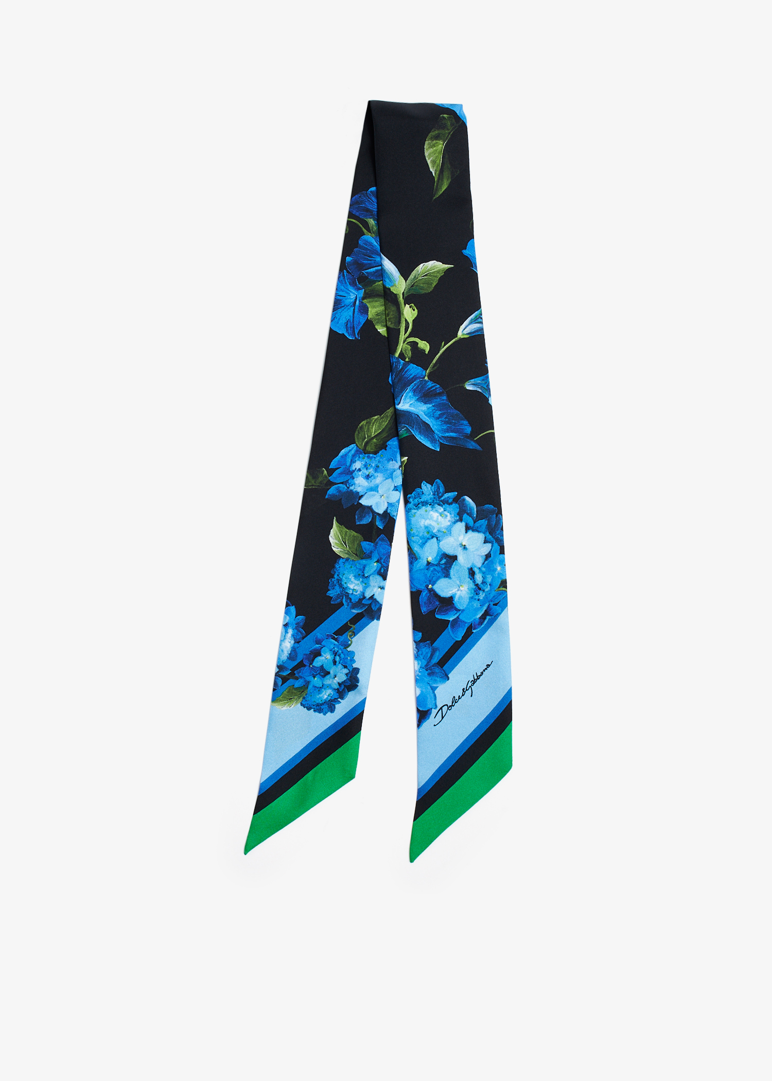 

Bluebell-print twill headscarf, Prints