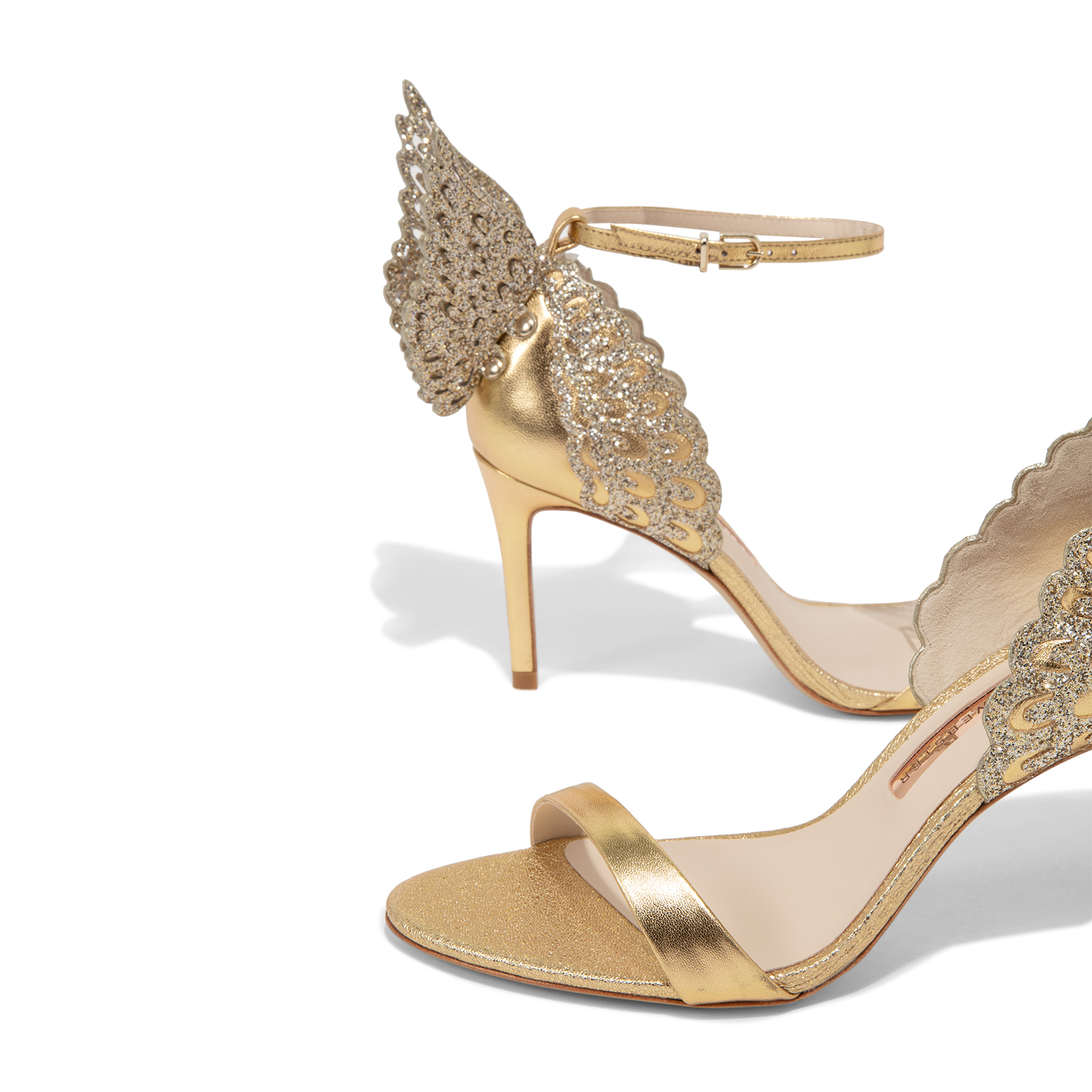 

Evangeline sandals, Gold