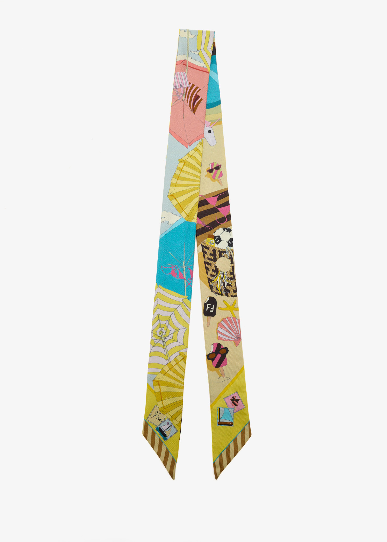 

Wrappy skinny scarf, Printed