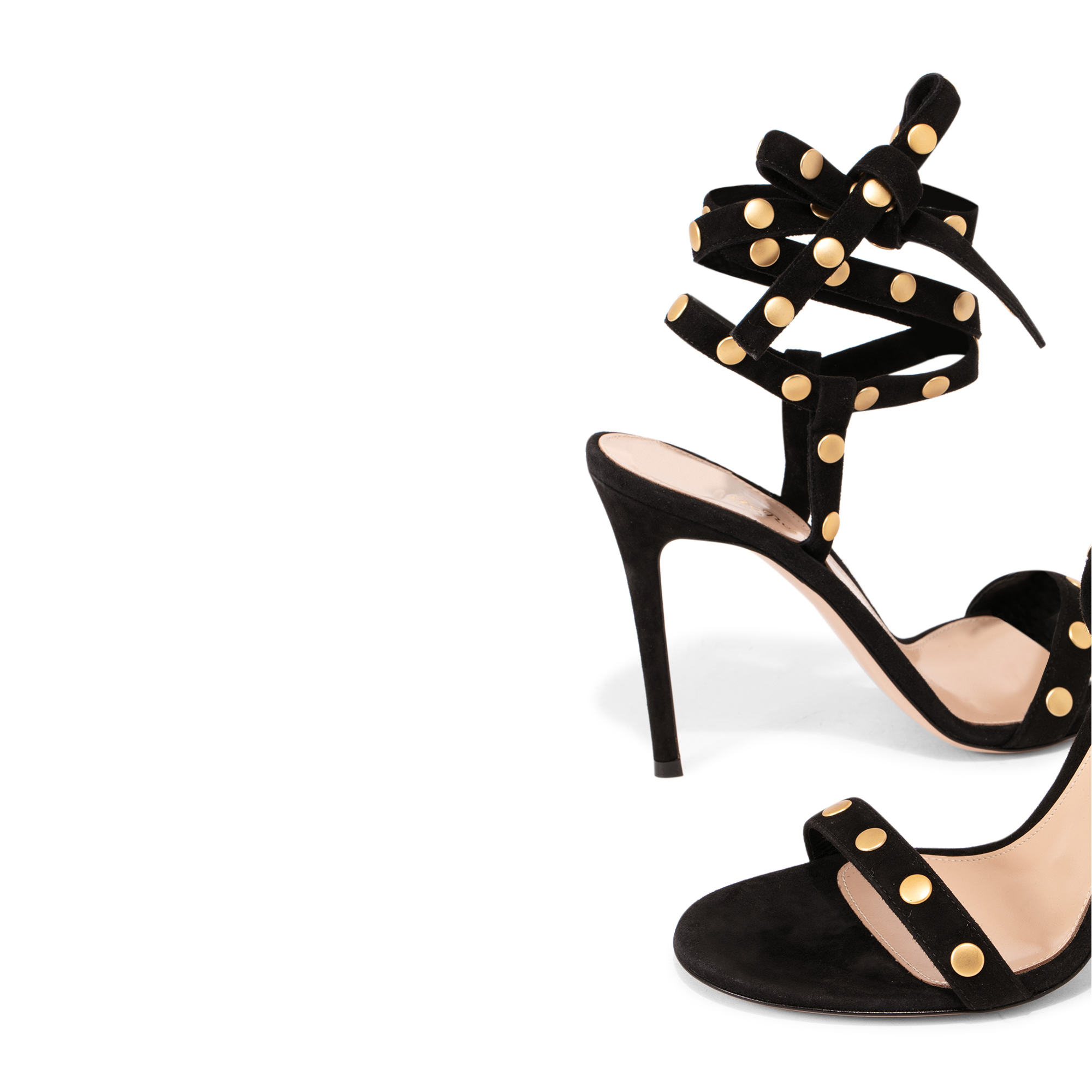 

Suede sandals, Black