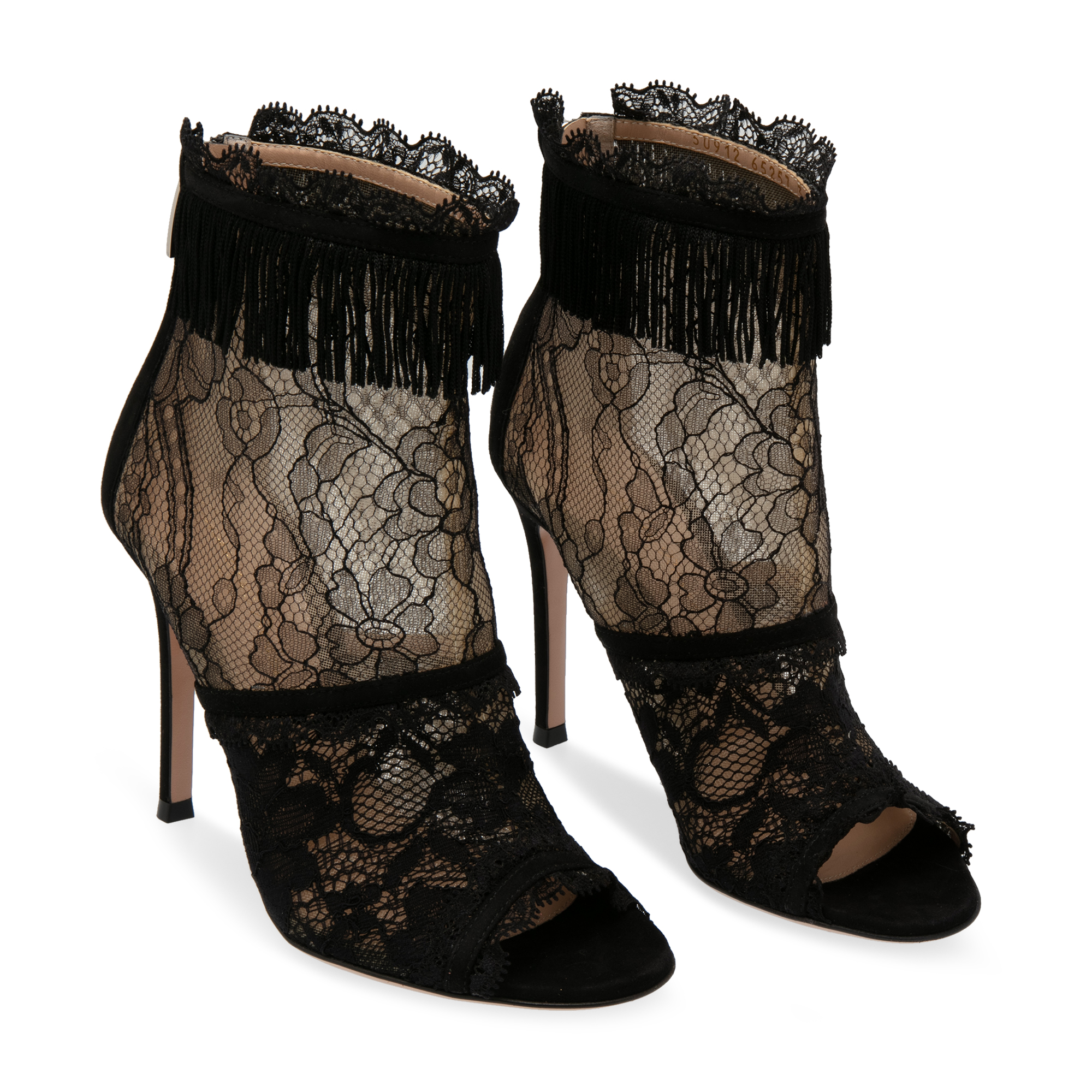 

Lace boots, Black