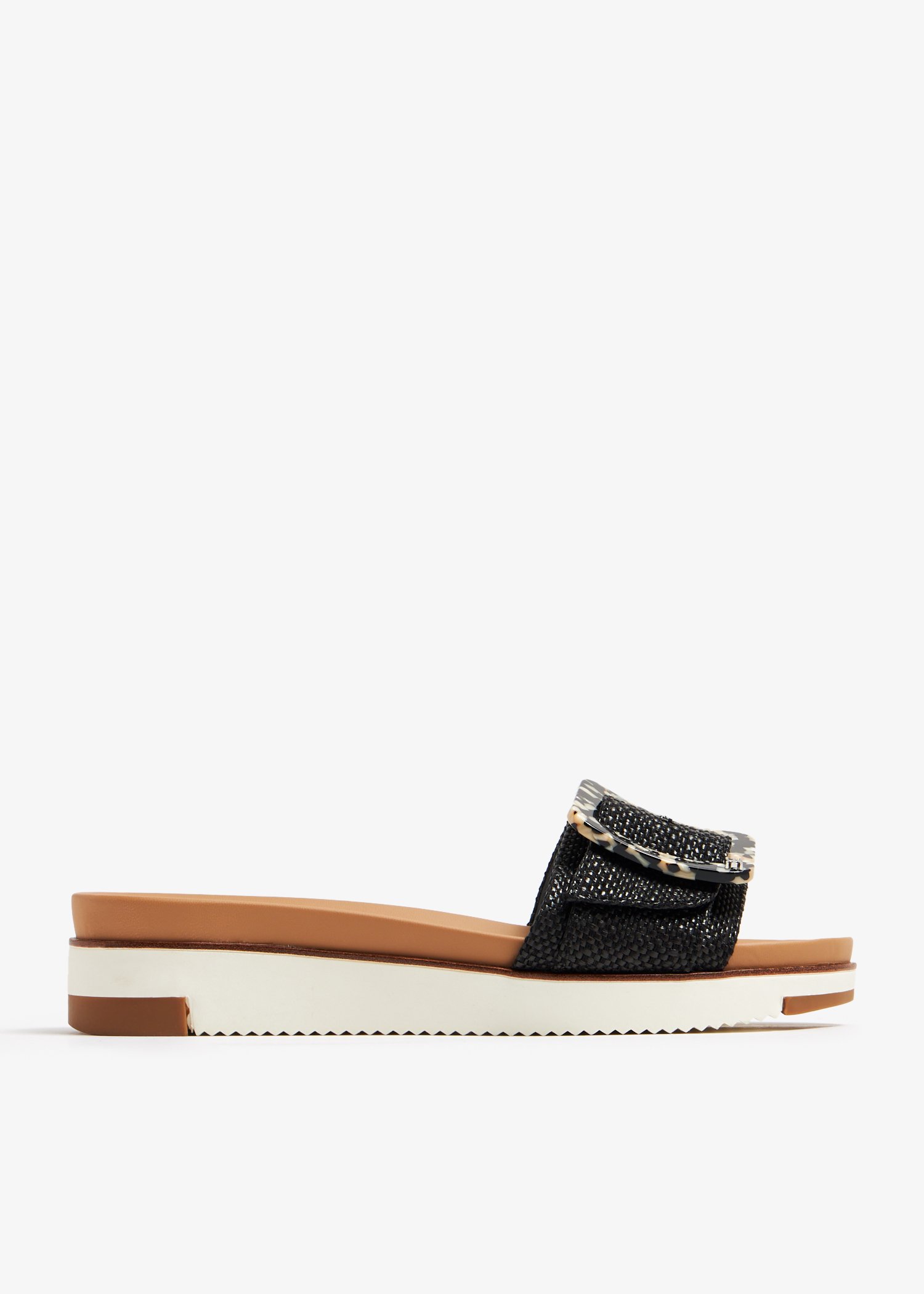 

Ariane slide sandals, Black