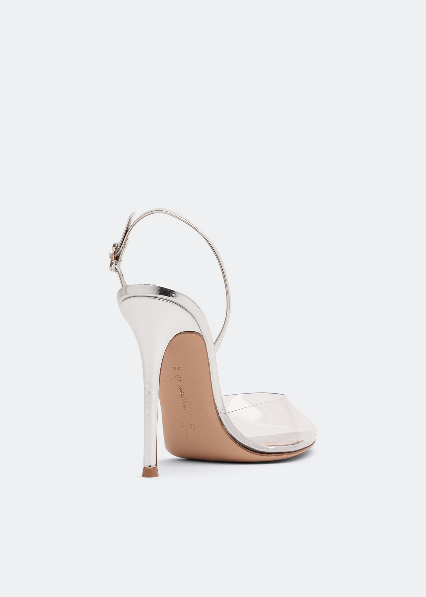 

Ribbon D'orsay plexi pumps, Neutral