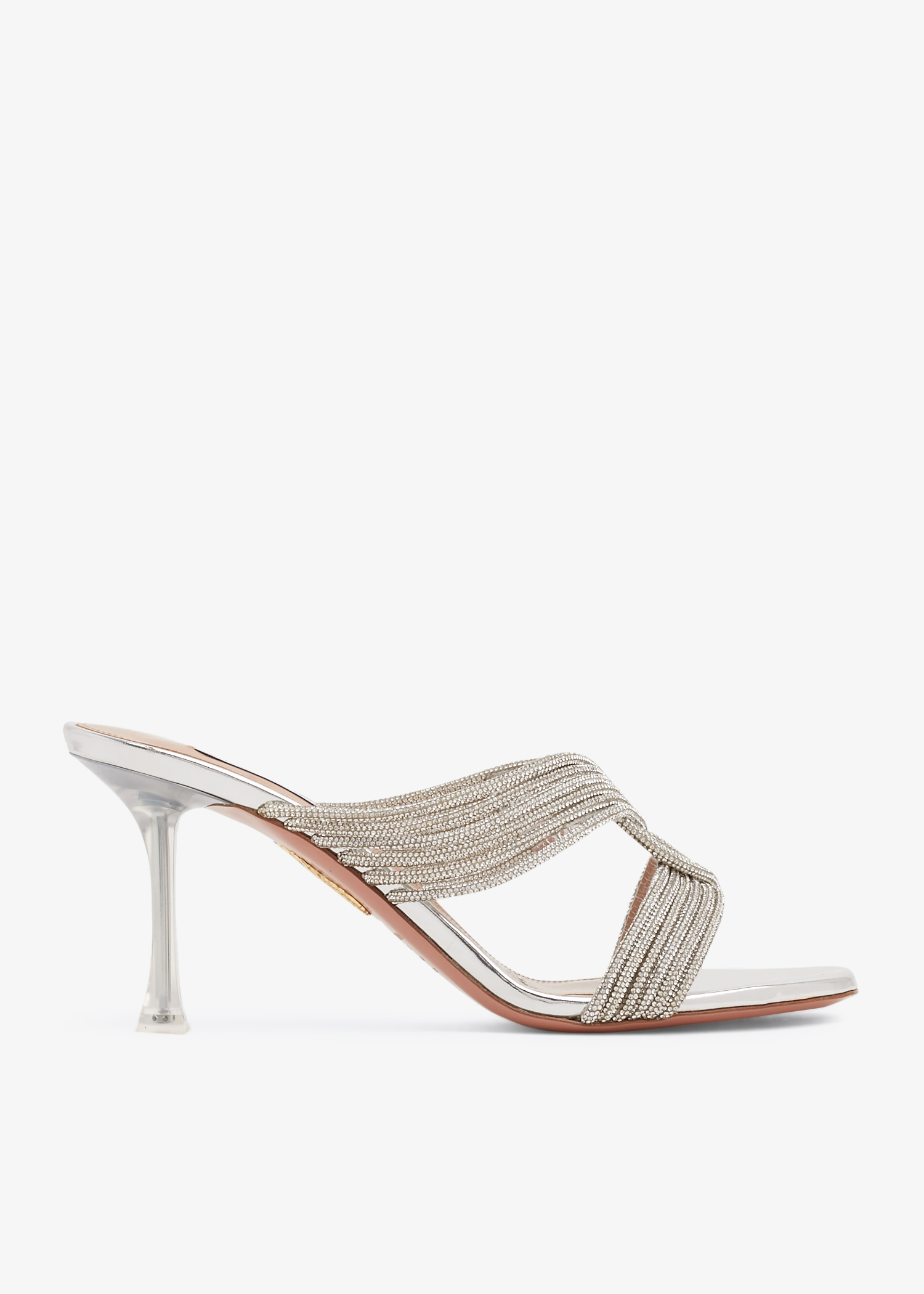 

Gatsby mules, Silver