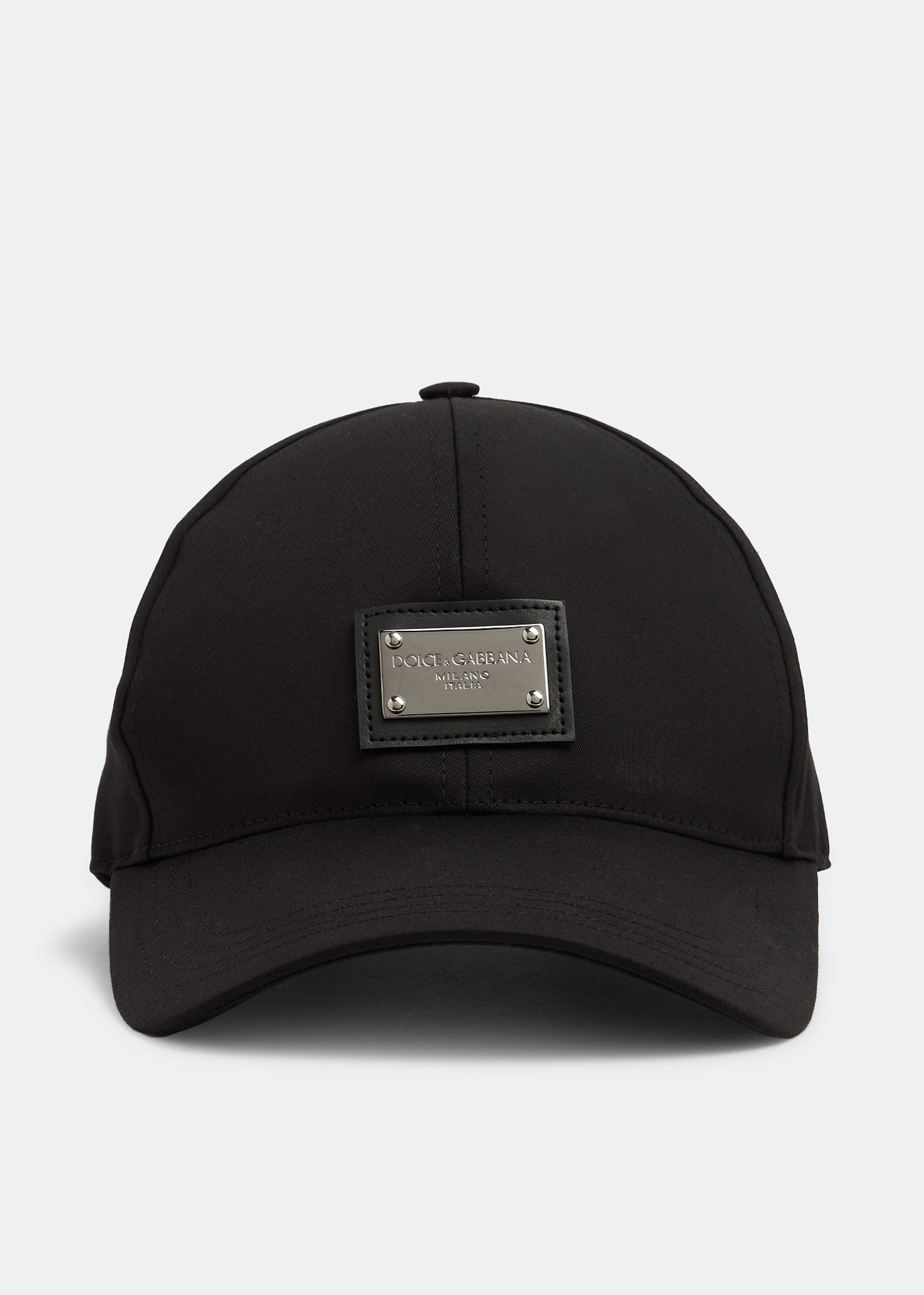 

Cotton baseball cap, Black