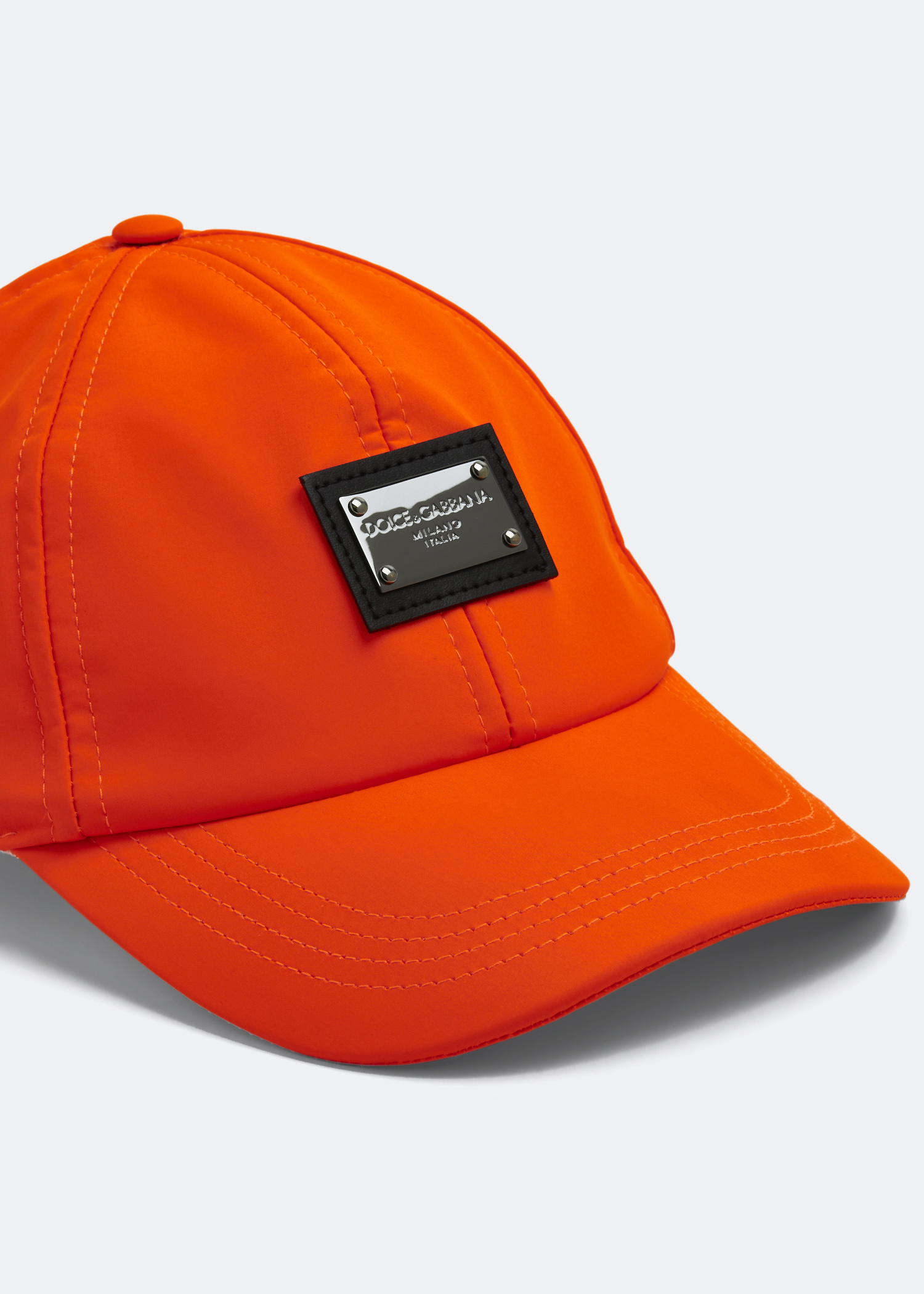 

Nylon baseball cap, Orange