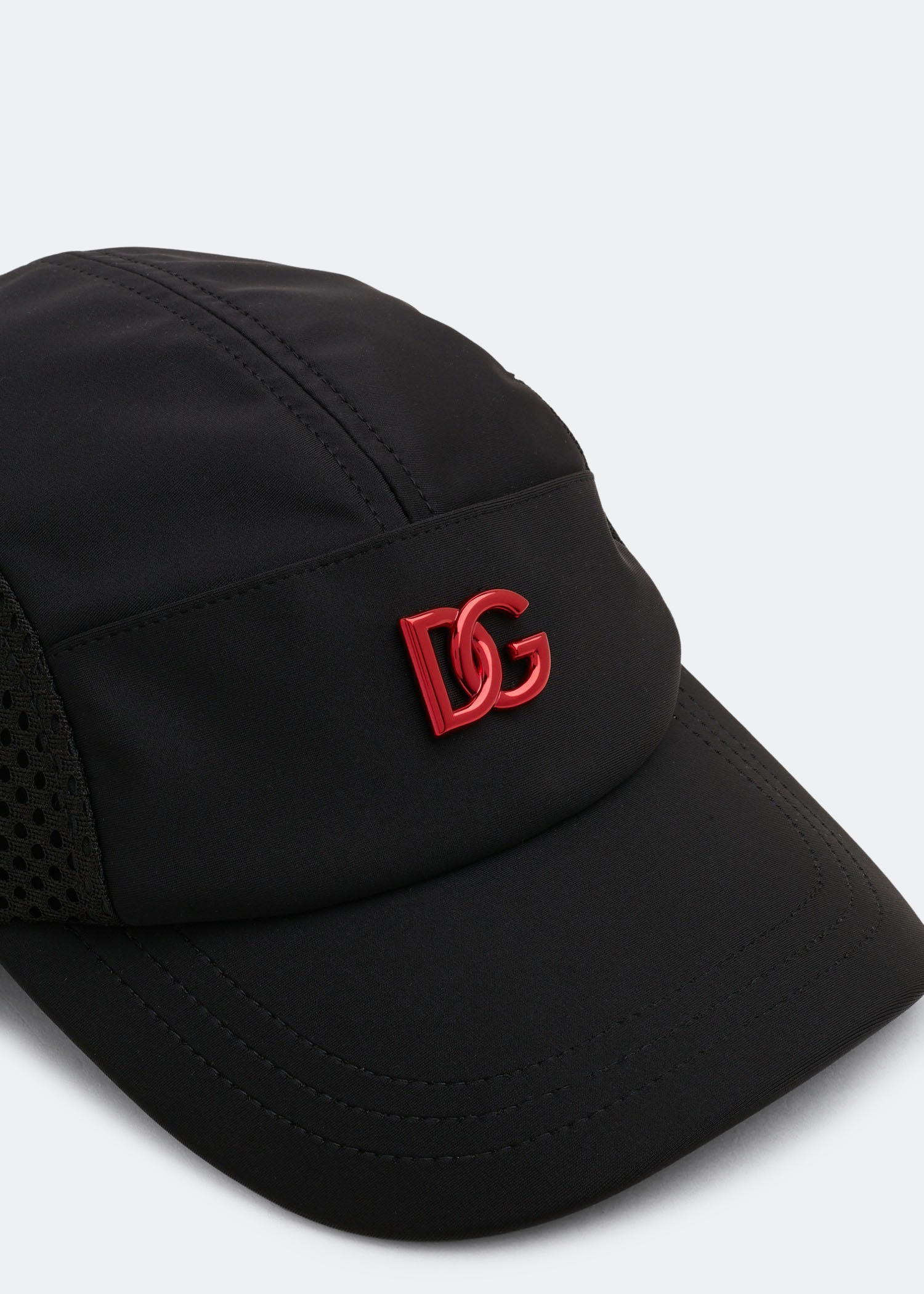 

Nylon baseball cap, Black