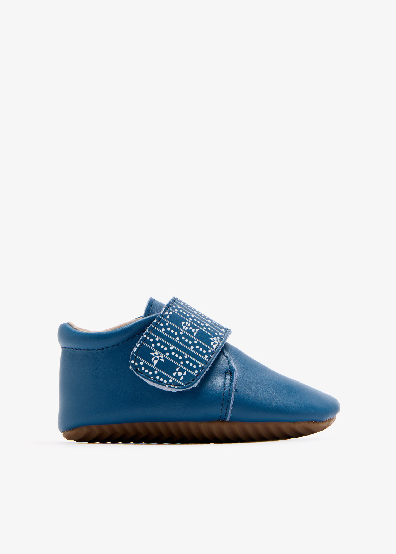 

The Ghibbah Effect crib shoes, Blue