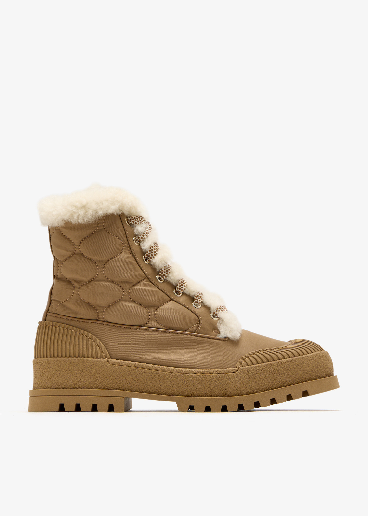 

Glacier booties, Beige