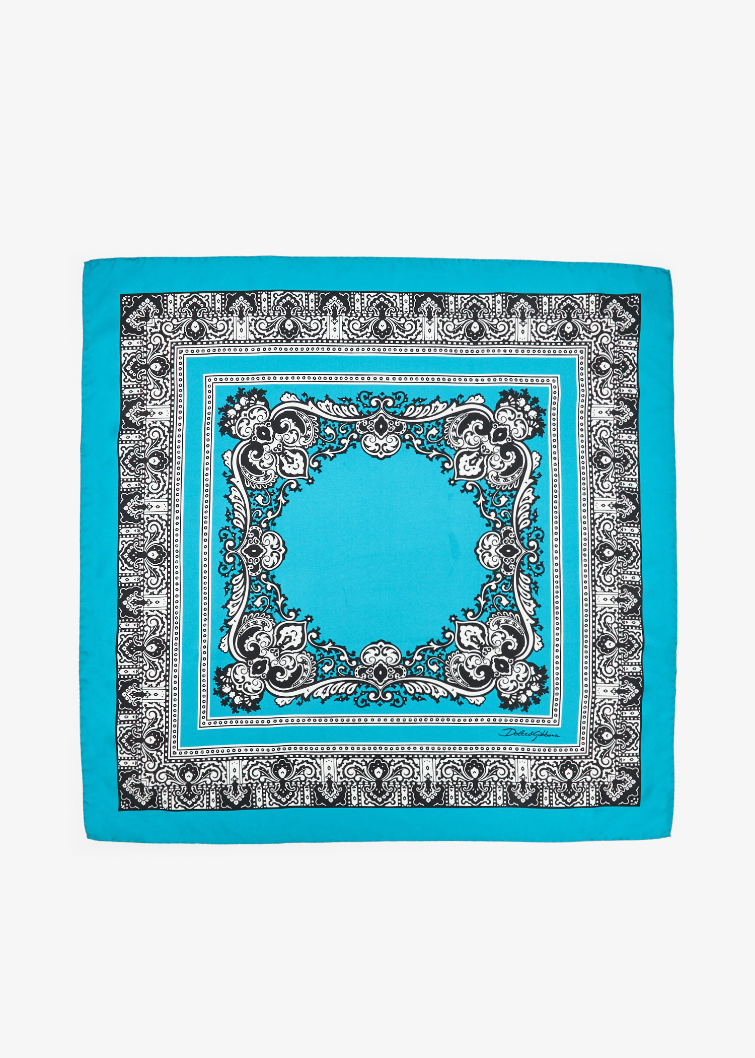 

Bandanna-print silk scarf, Printed