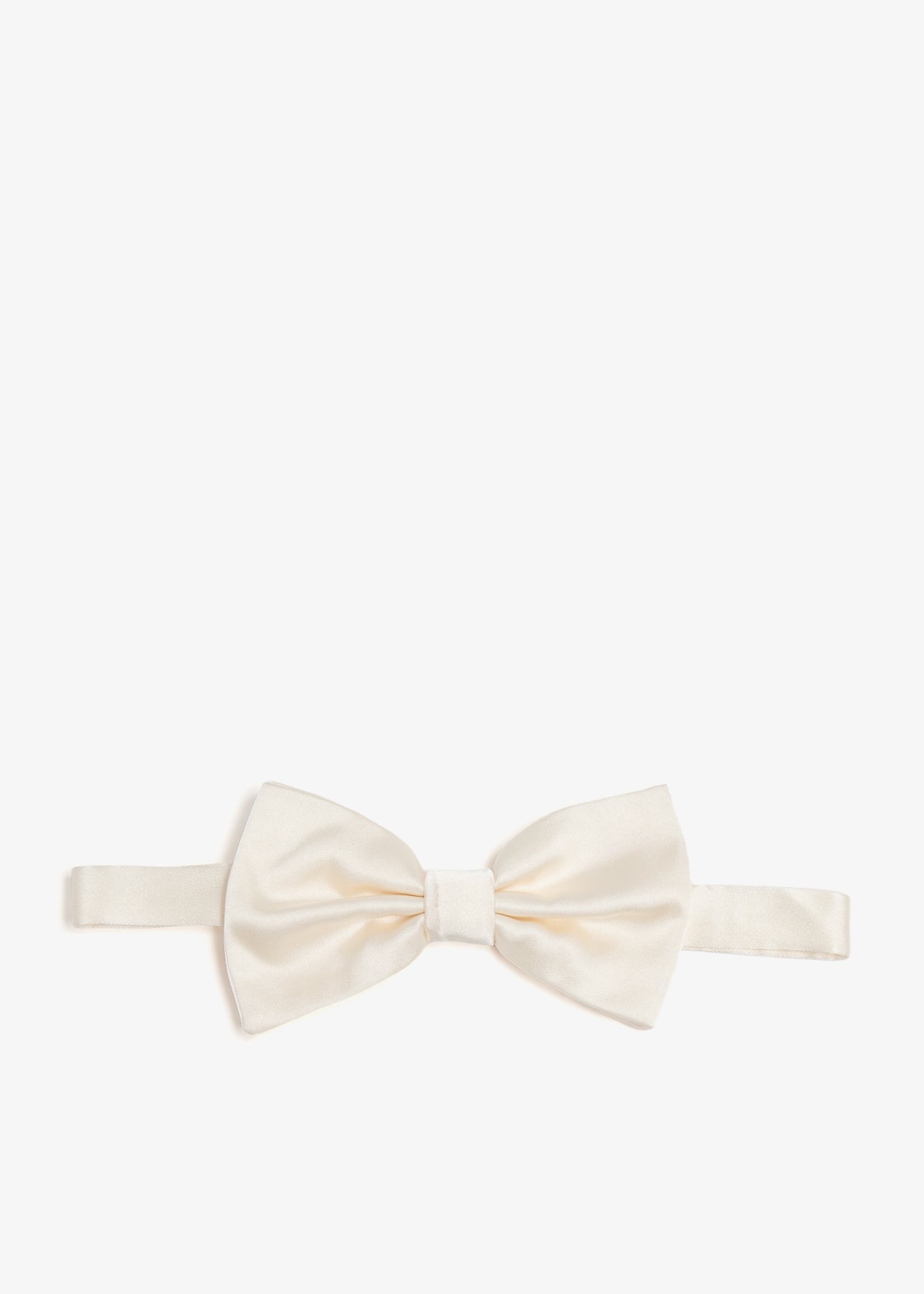 

Silk bow tie, White