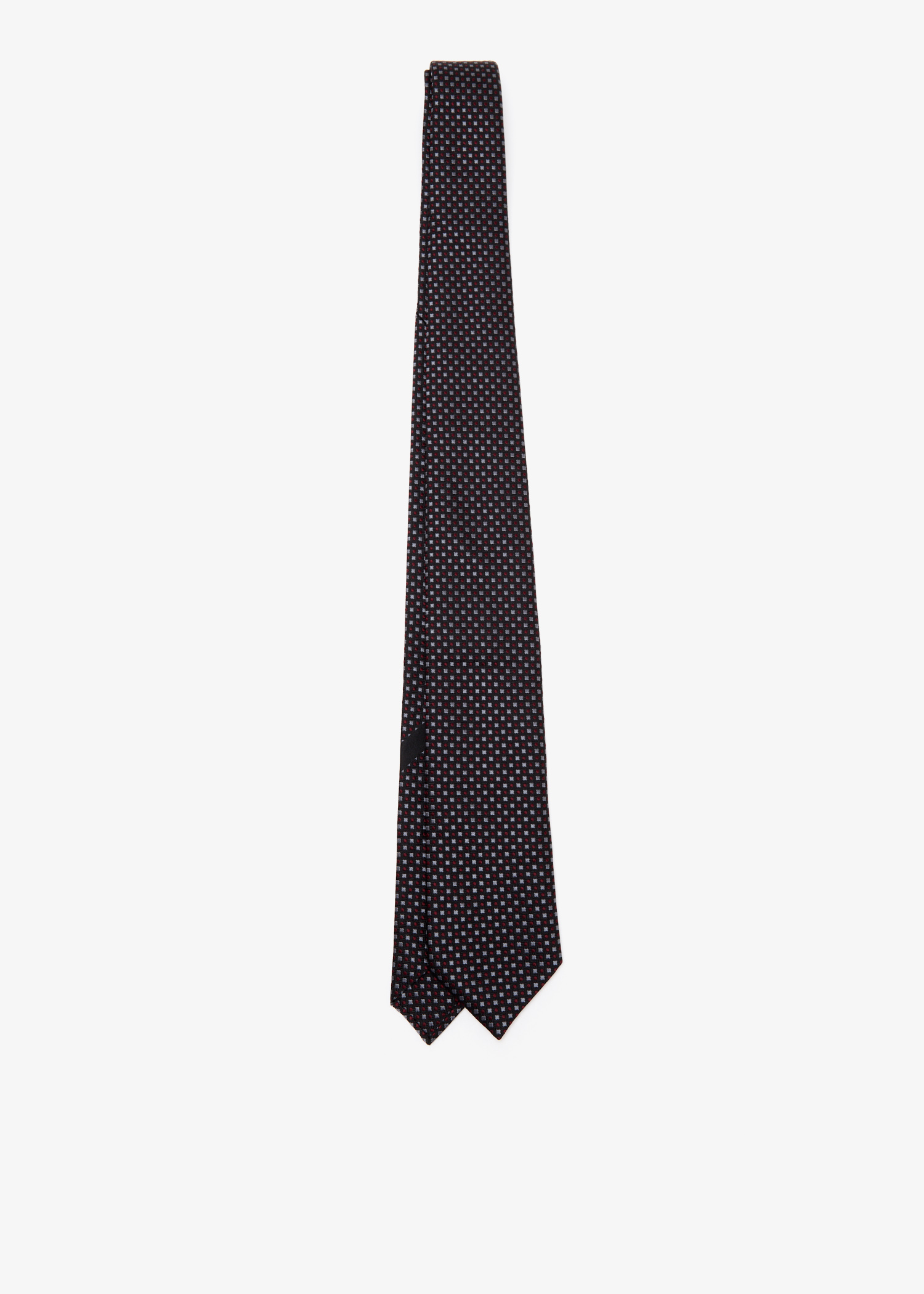 

Micro-design jacquard tie, Navy