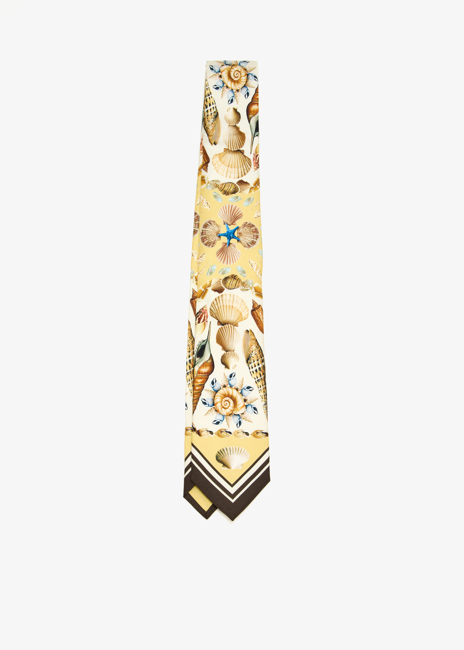 

Shell-print tie, Printed