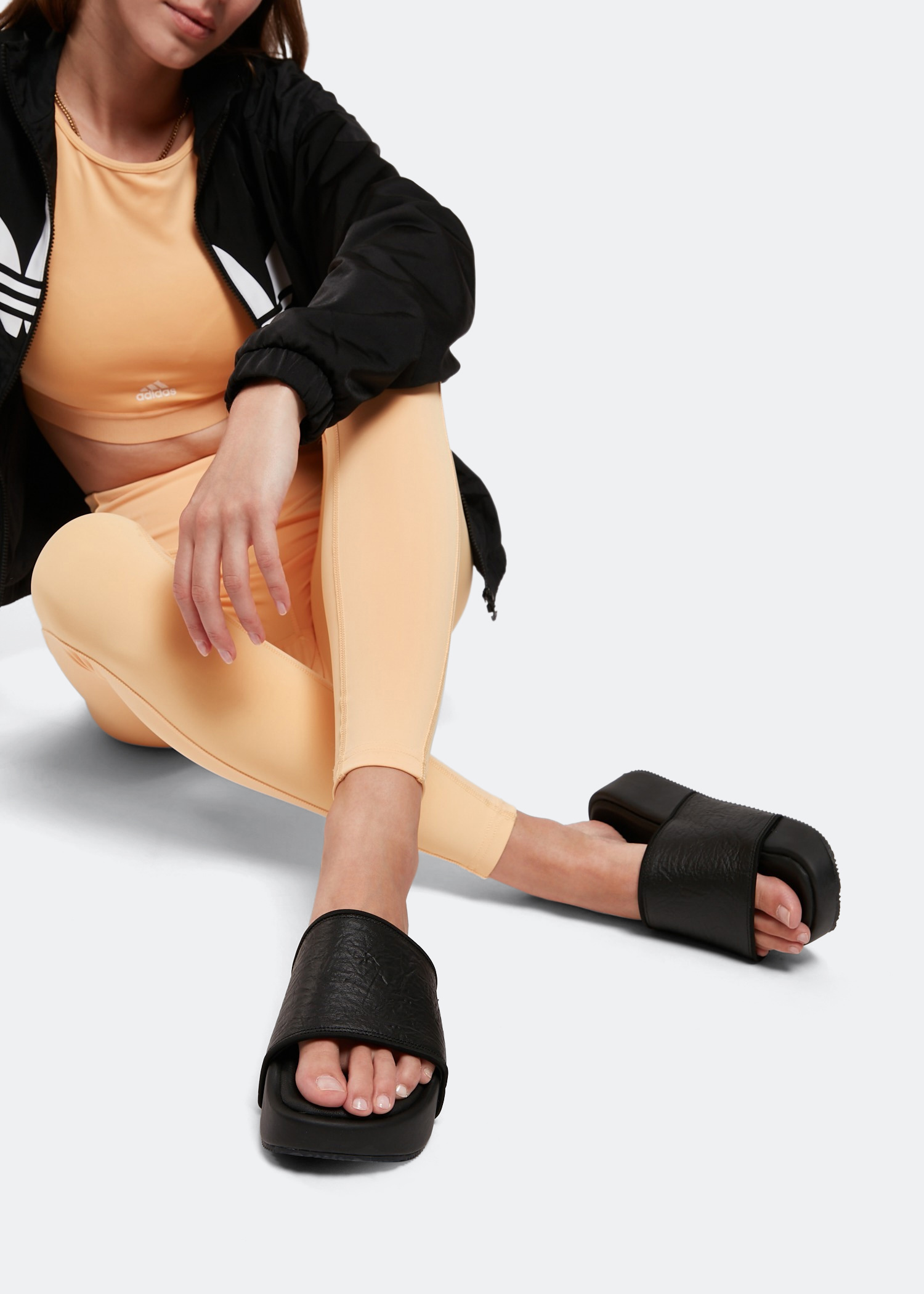 

Y-3 slides, Black