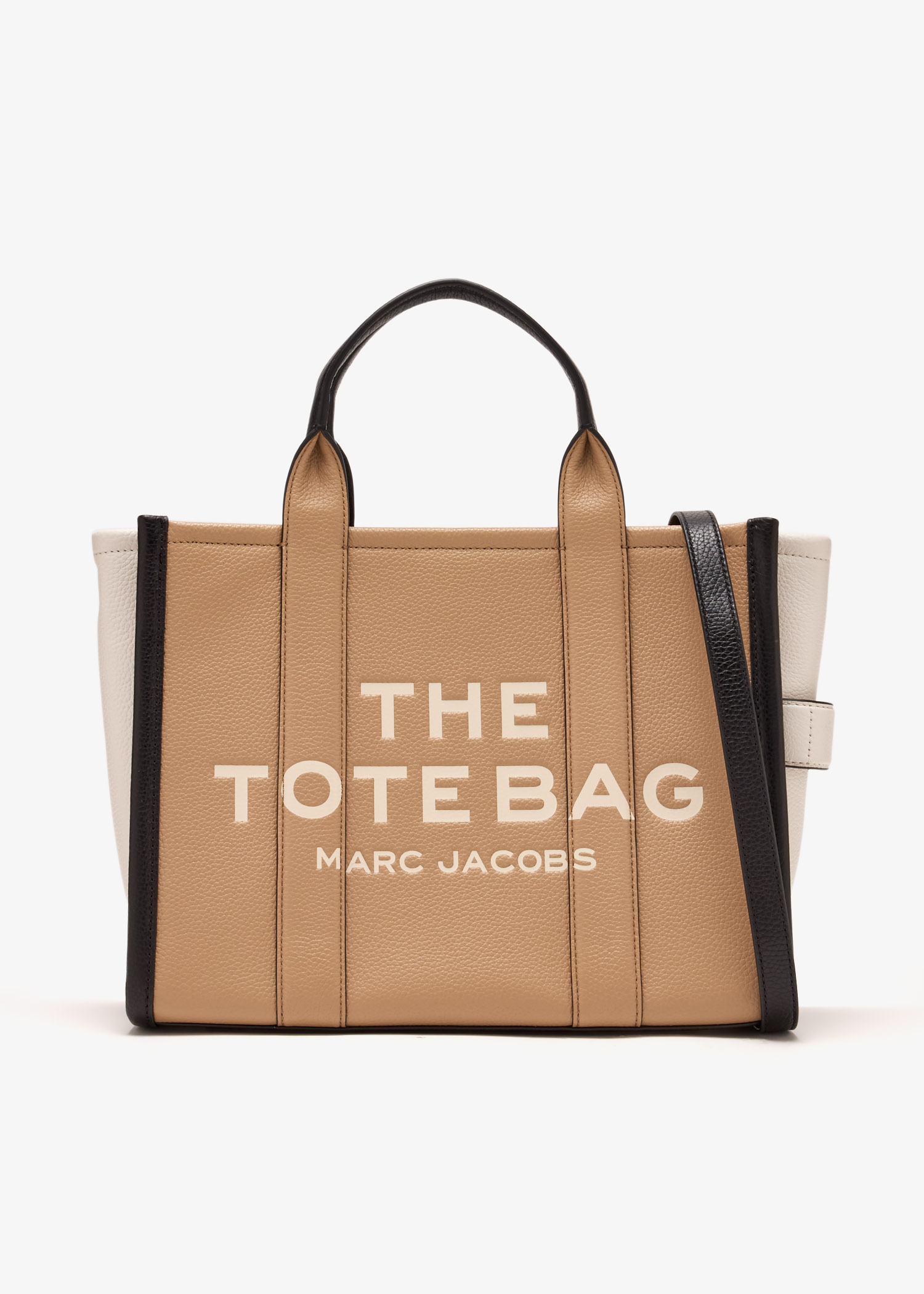 

The Colorblock medium tote bag, Beige