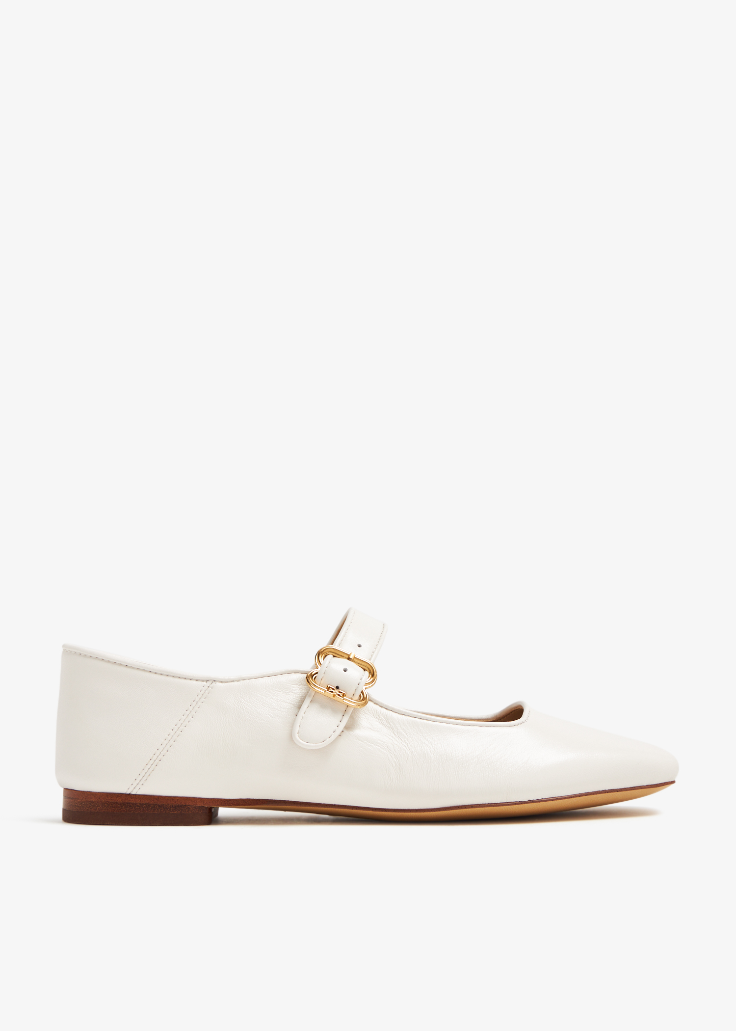 

Michaela Mary Jane flats, White