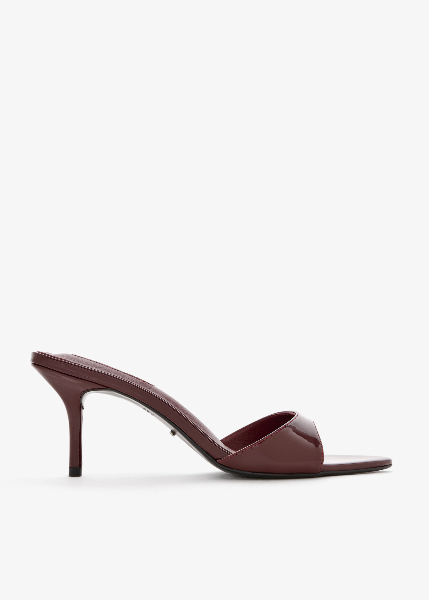 

Hallie mules, Burgundy