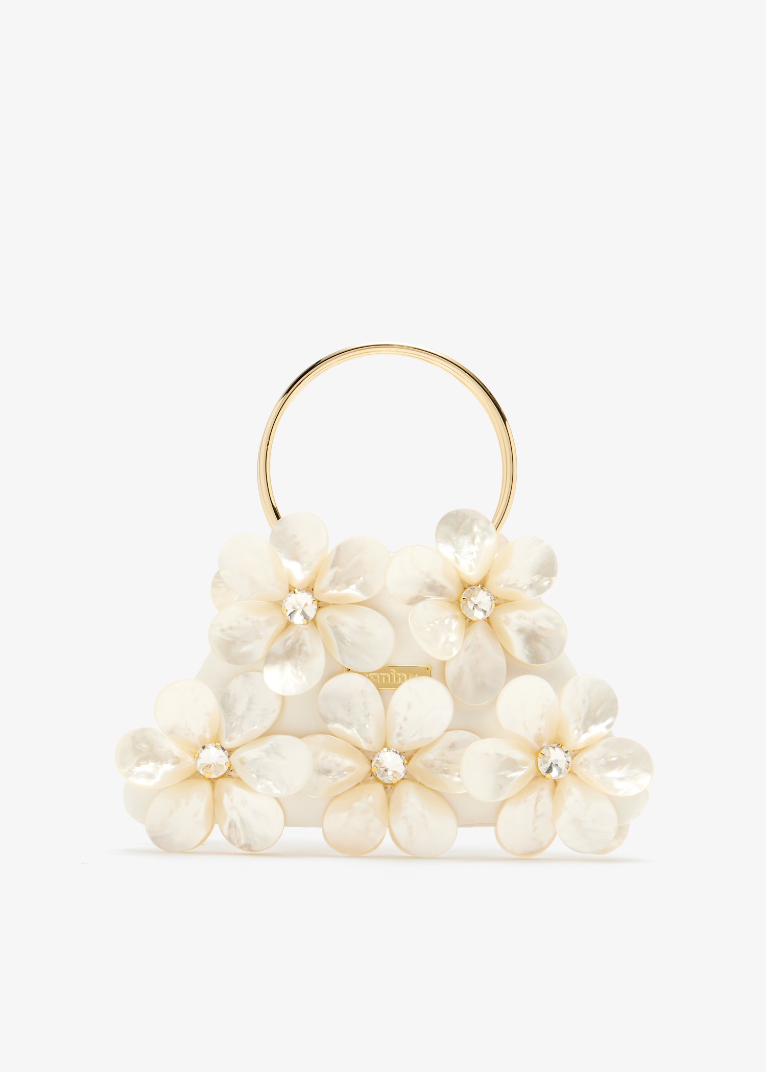 

Fleurs Blanches handbag, White