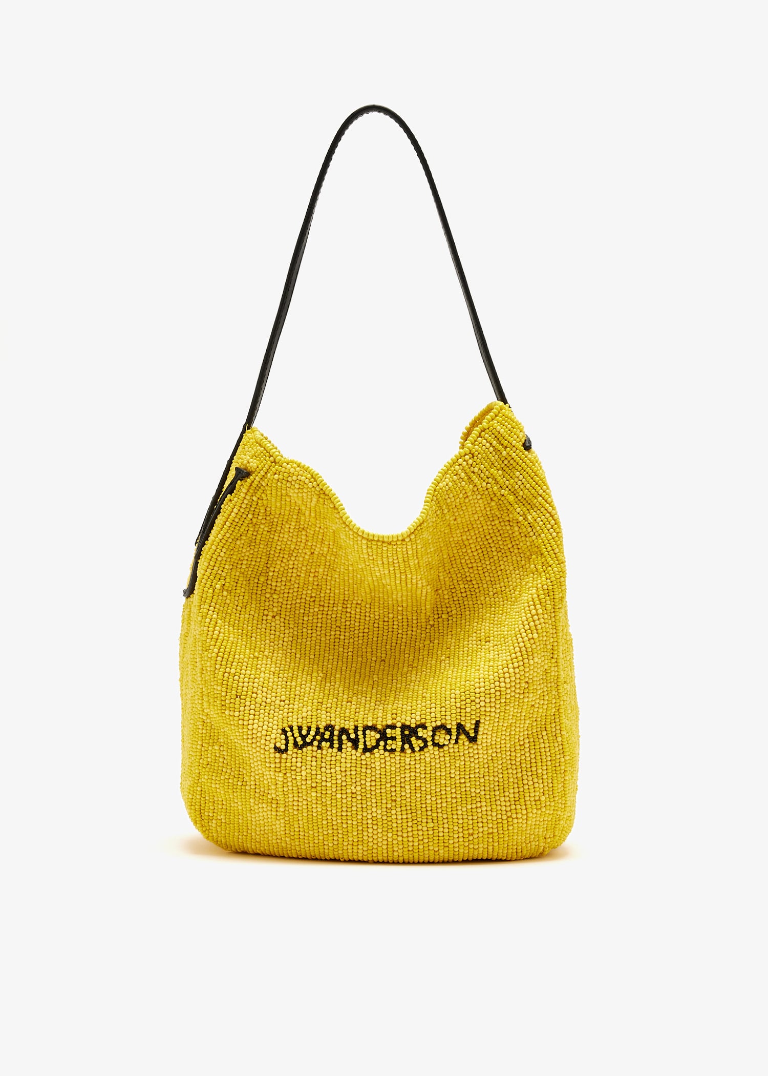 

Small Beaded Bulb bag, Yellow