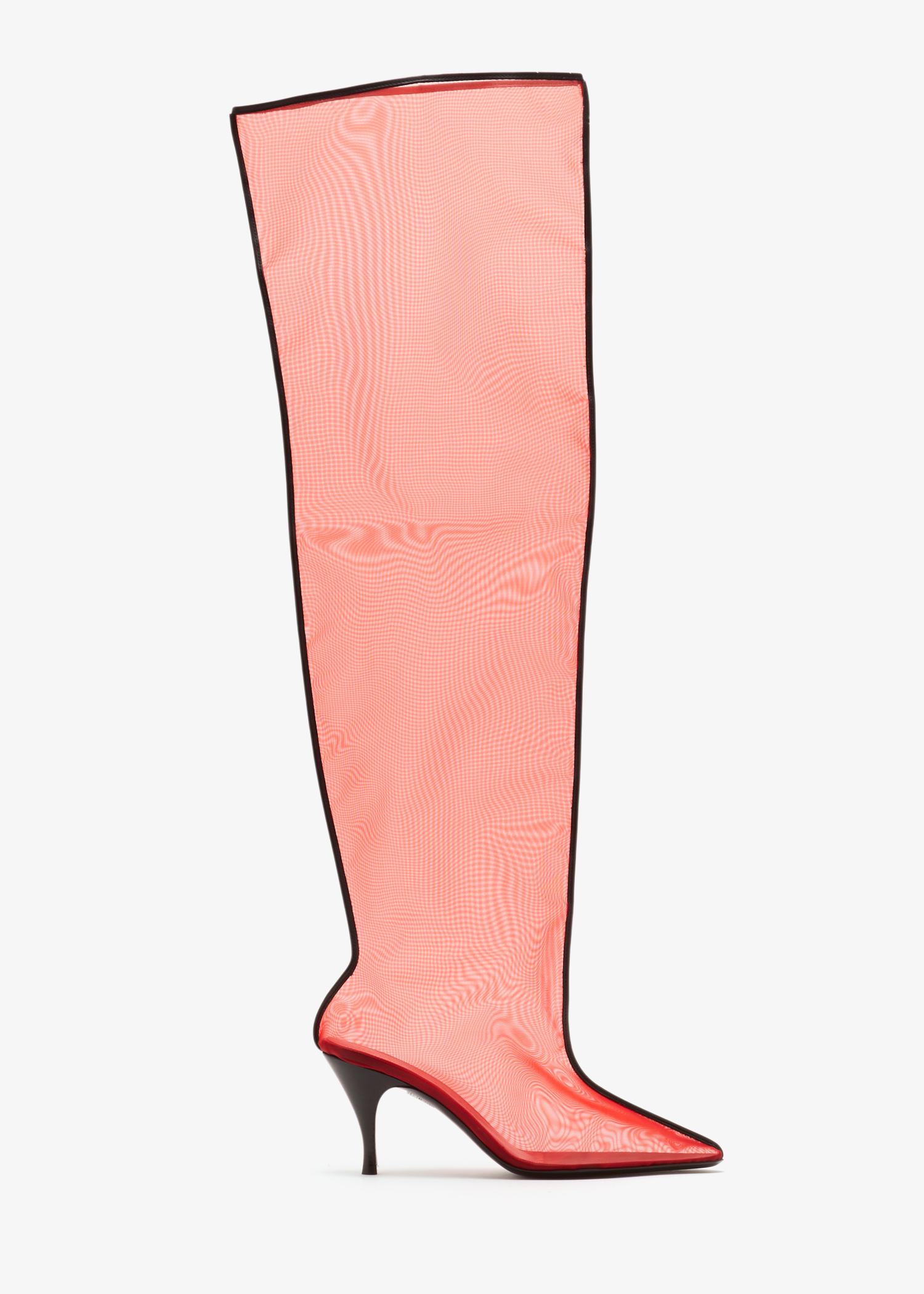 

Drawing A Blank over-the-knee boots, Red