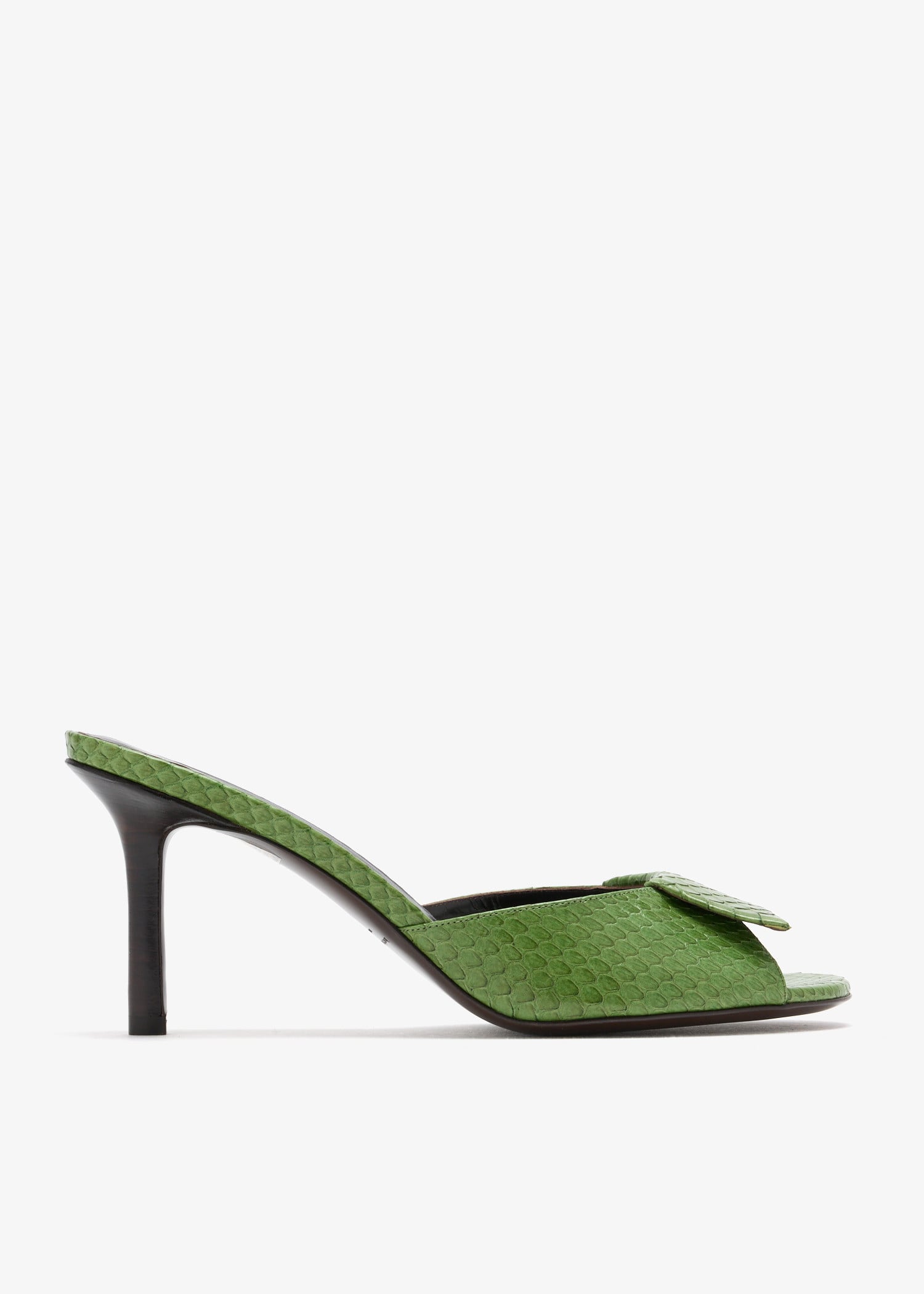 

Tongue in check mules, Green