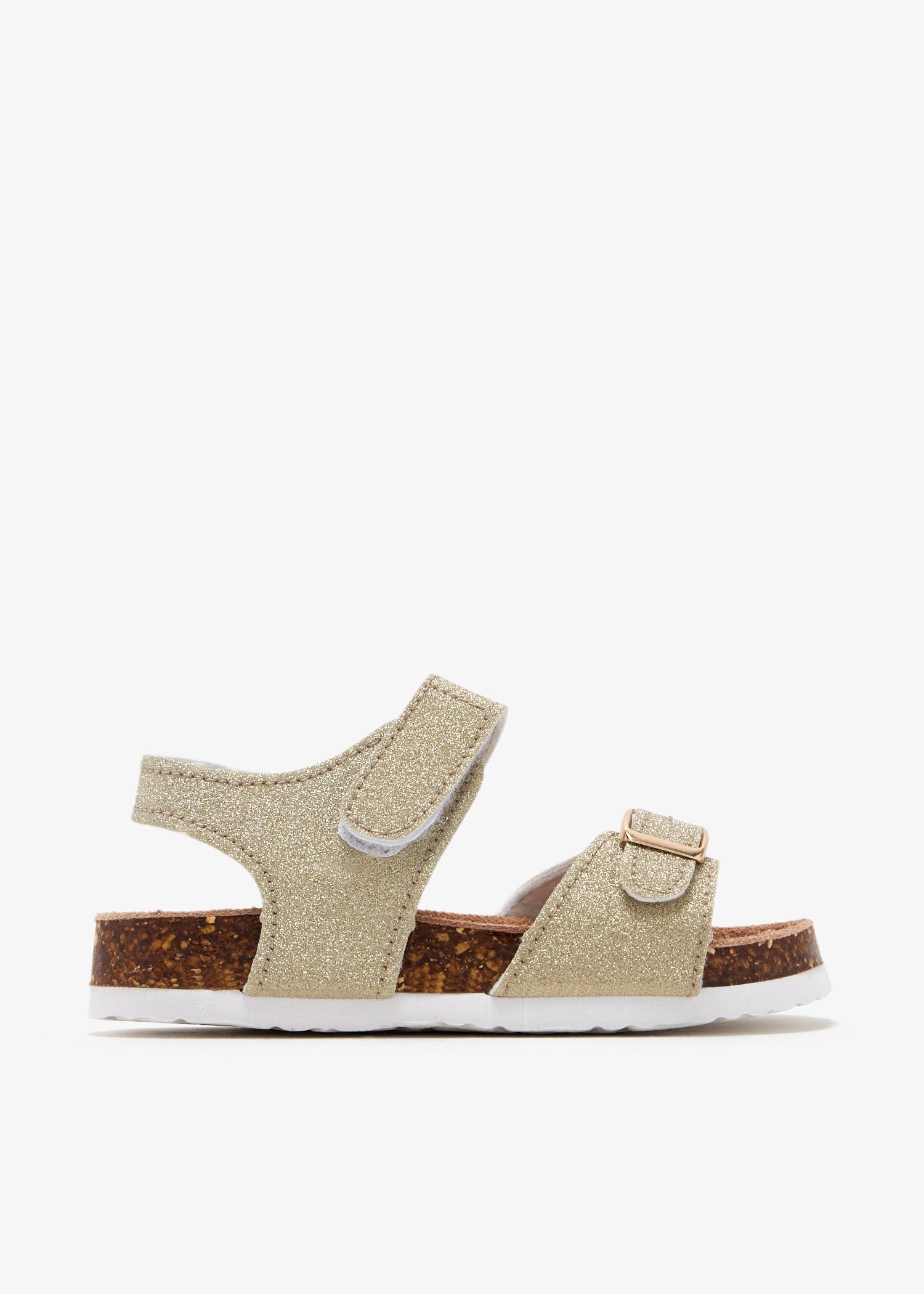 

Glitter sandals, Gold