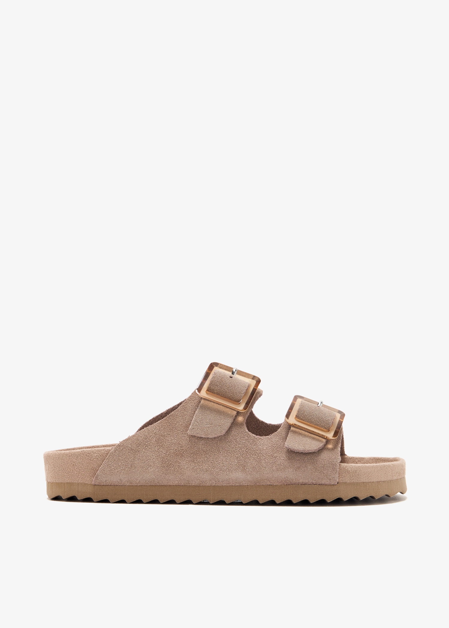

Suede sandals, Beige