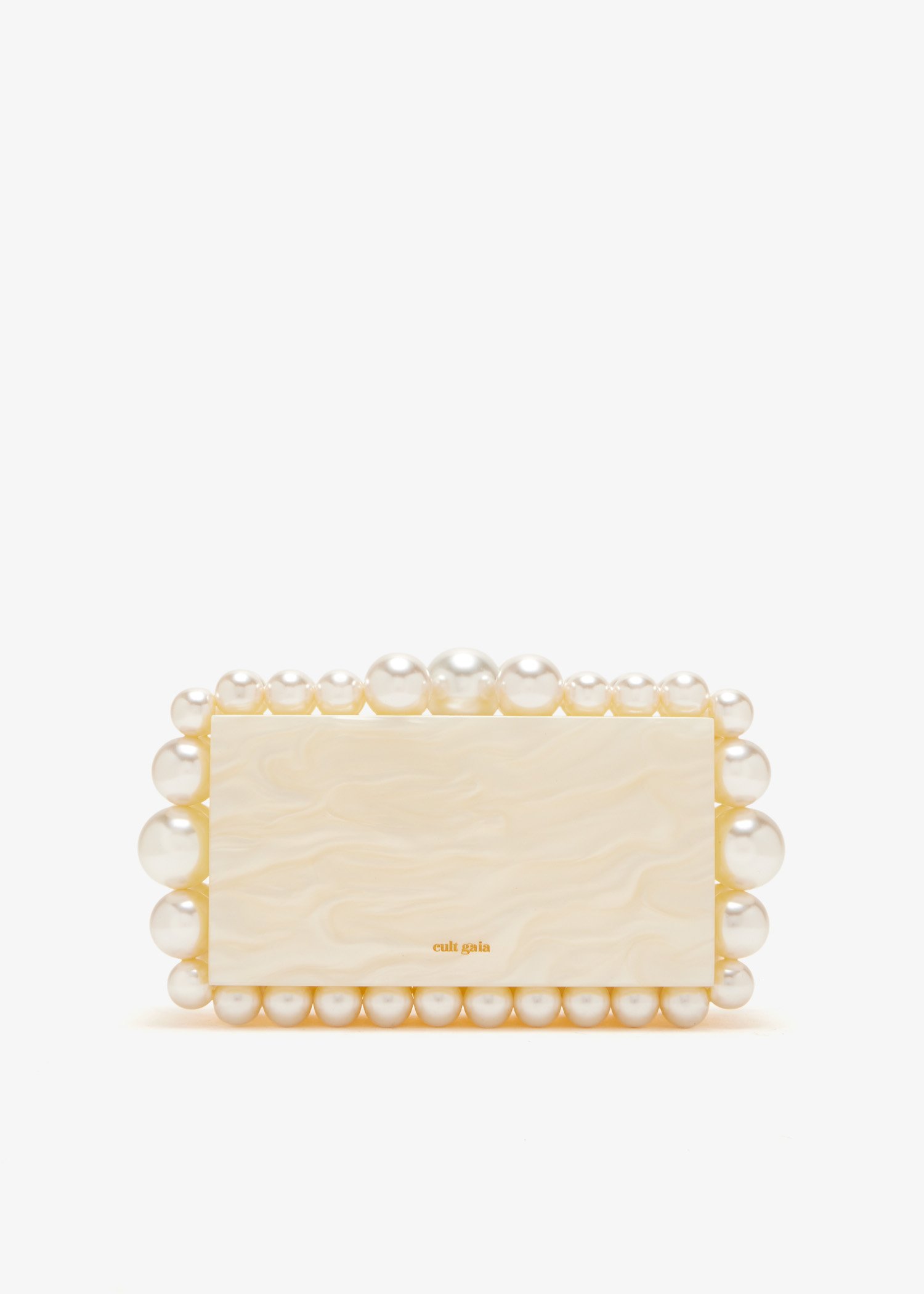 

Eos box clutch, White