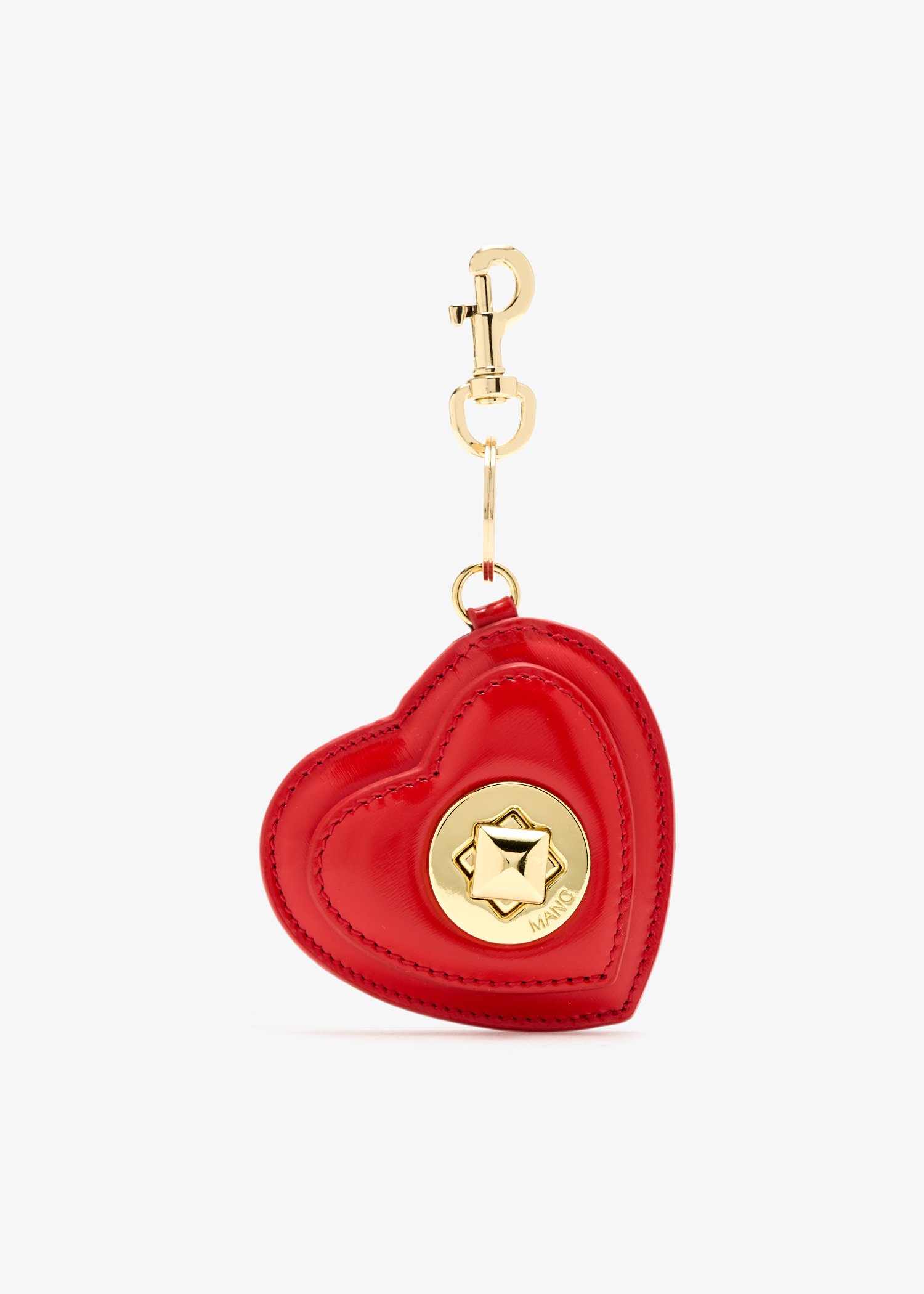 

Heart charm, Red